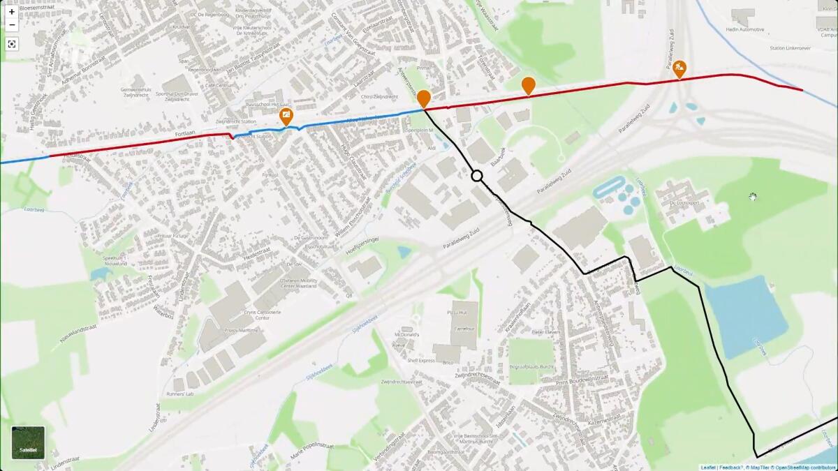 Missing link fietssnelweg F4 in Zwijndrecht wordt weggewerkt, werken starten op 11 mei
