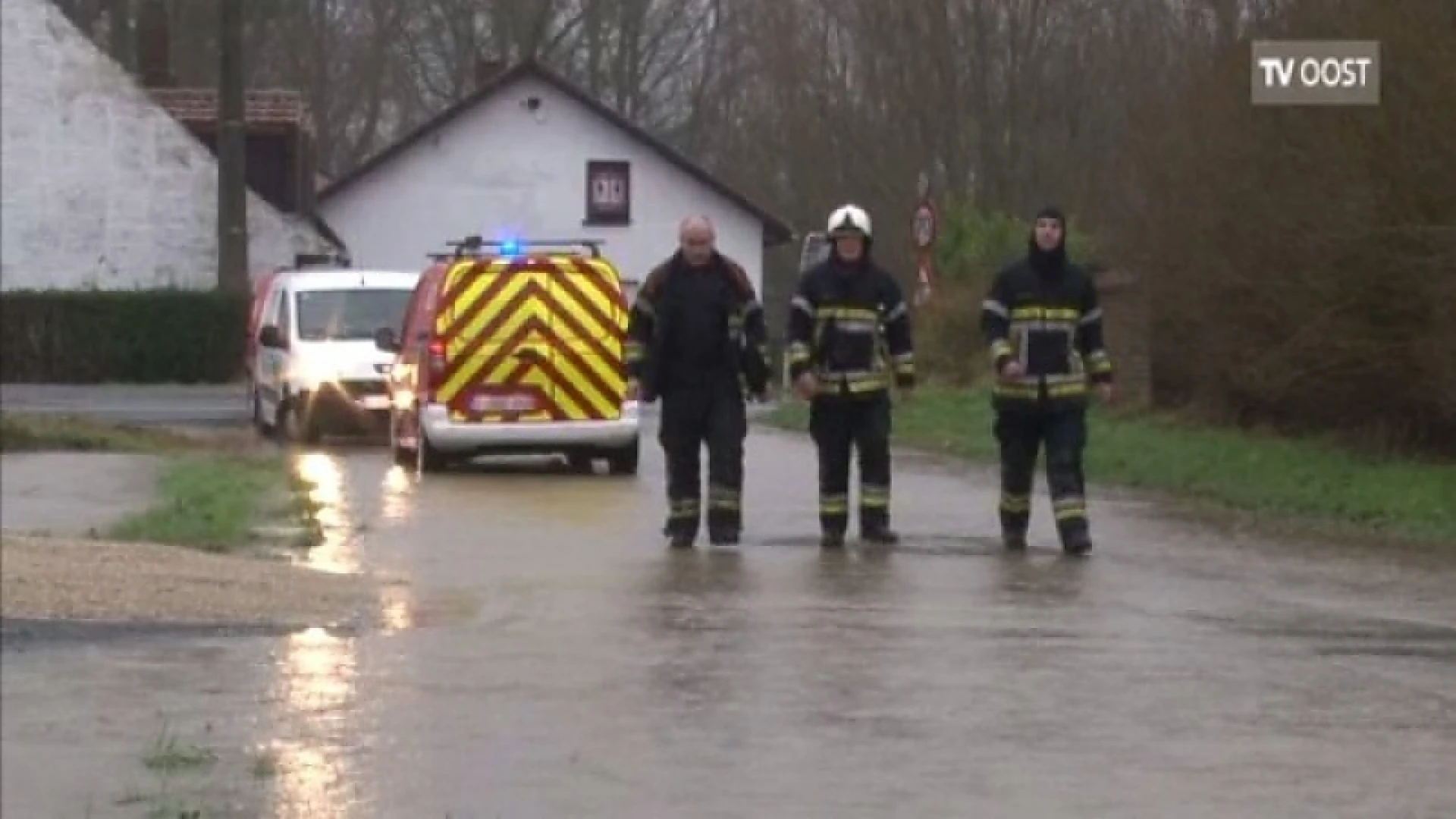 Regen zorgt al meteen voor wateroverlast