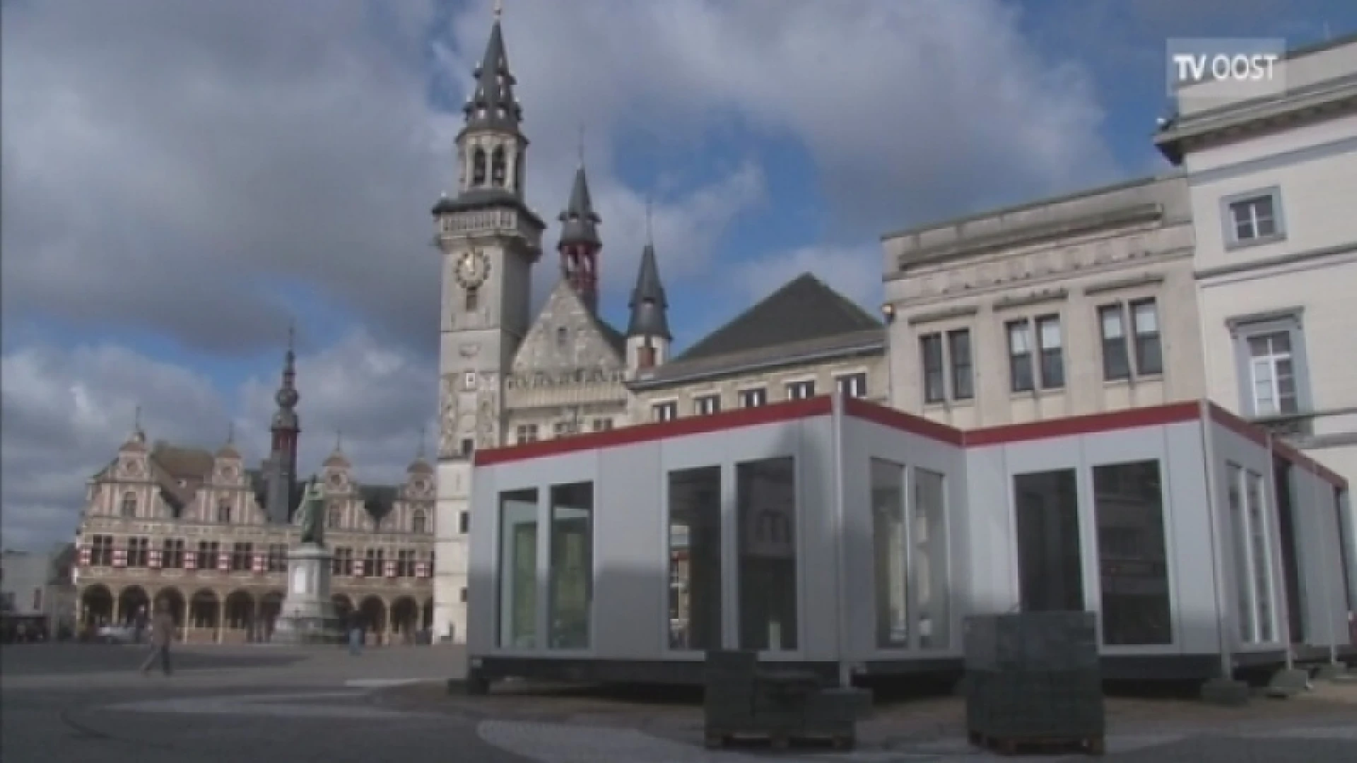 Mijn Pop-uprestaurant wordt opgebouwd in Aalst