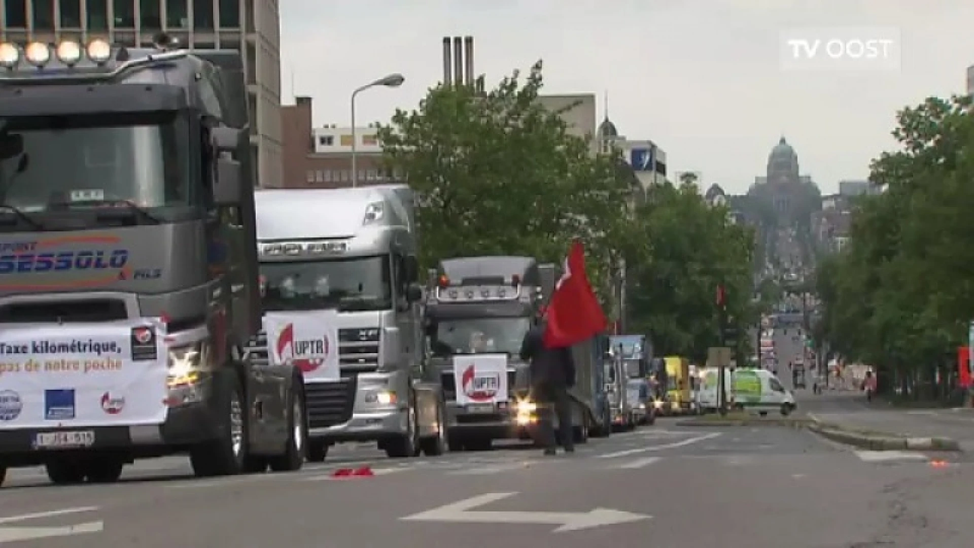 Protest tegen kilometerheffing