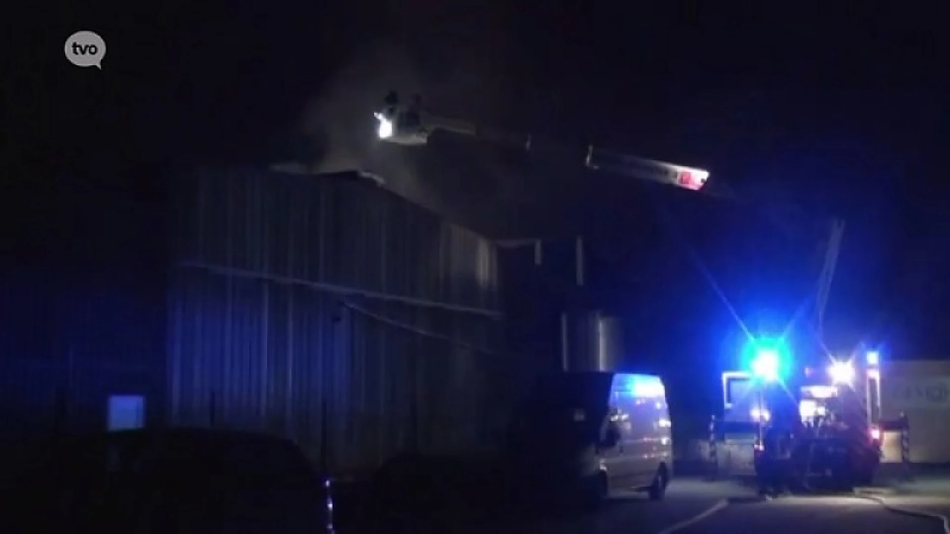 Zware schade na brand in bedrijf in Lokeren