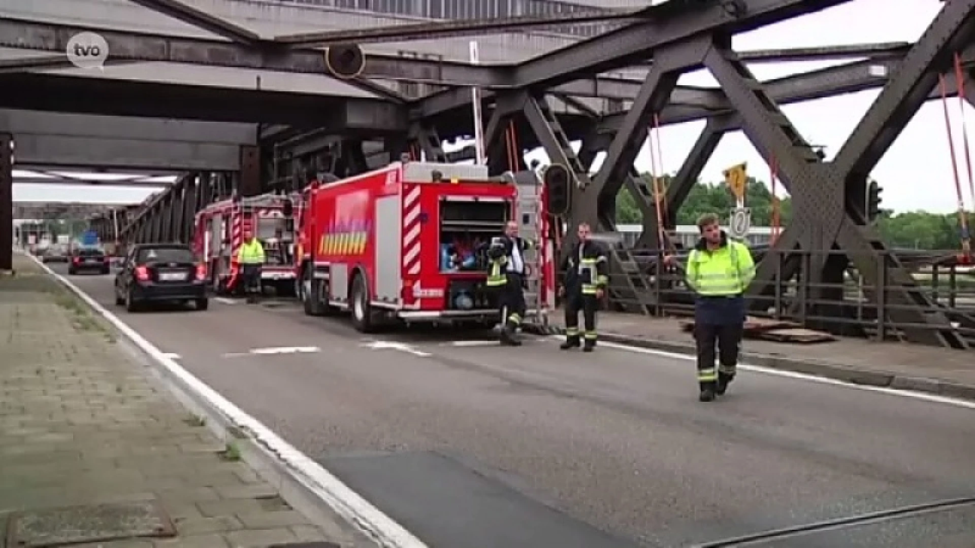 Brandje tijdens werken aan Scheldebrug