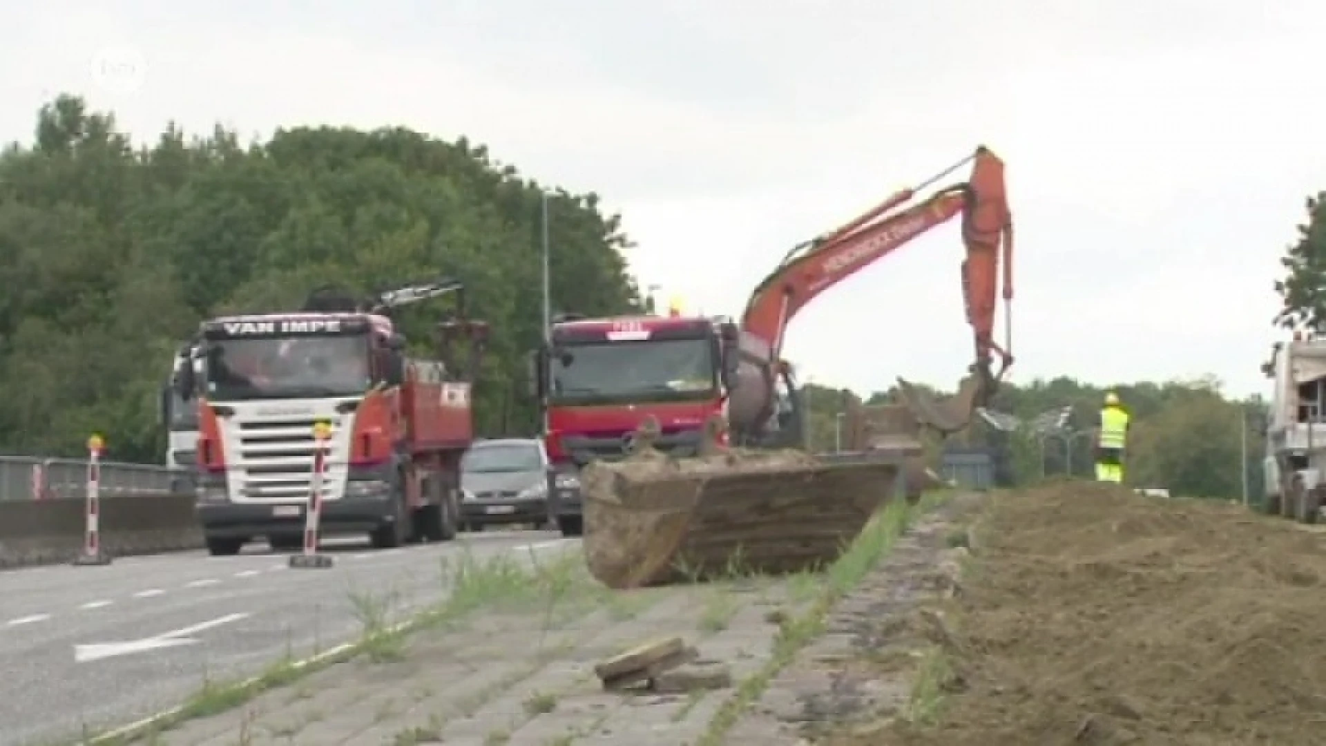 Wegenwerken op N45 tussen Haring en Albatros