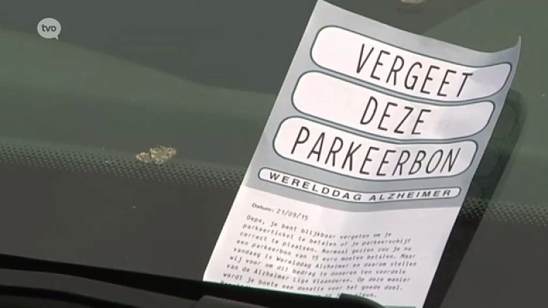 Werelddag Dementie: Geen parkeerboetes voor mensen die "vergeten" te betalen