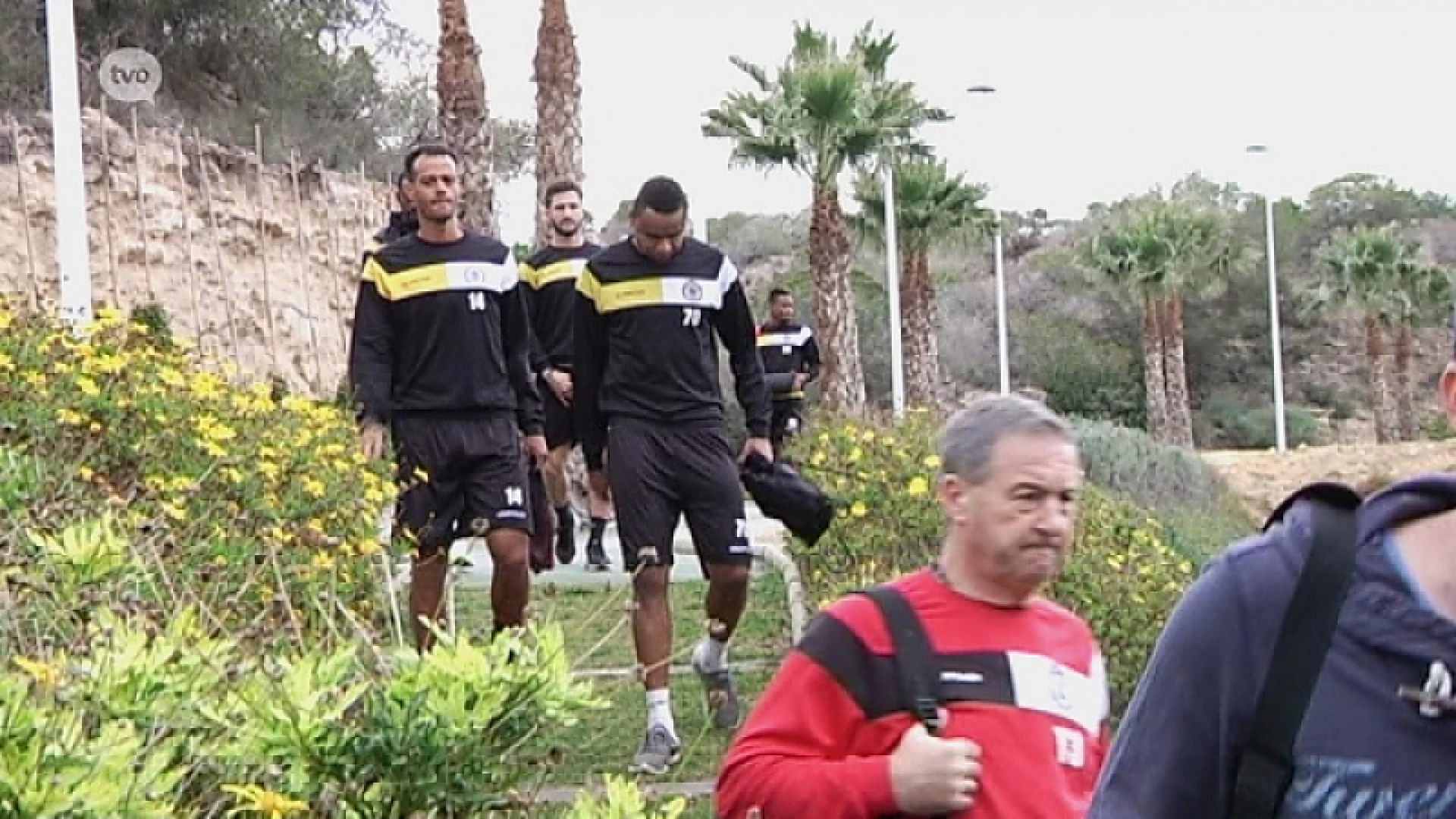 Joao Carlos mee op het Lokerse trainingsveld tijdens winterstage in Spanje