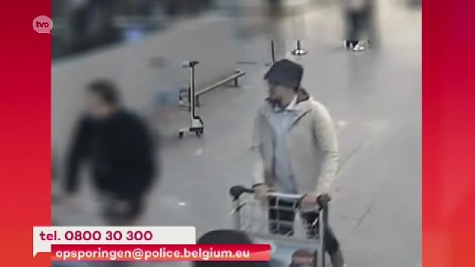 Speurders verspreiden bewakingsvideo Zaventem om derde dader te vinden