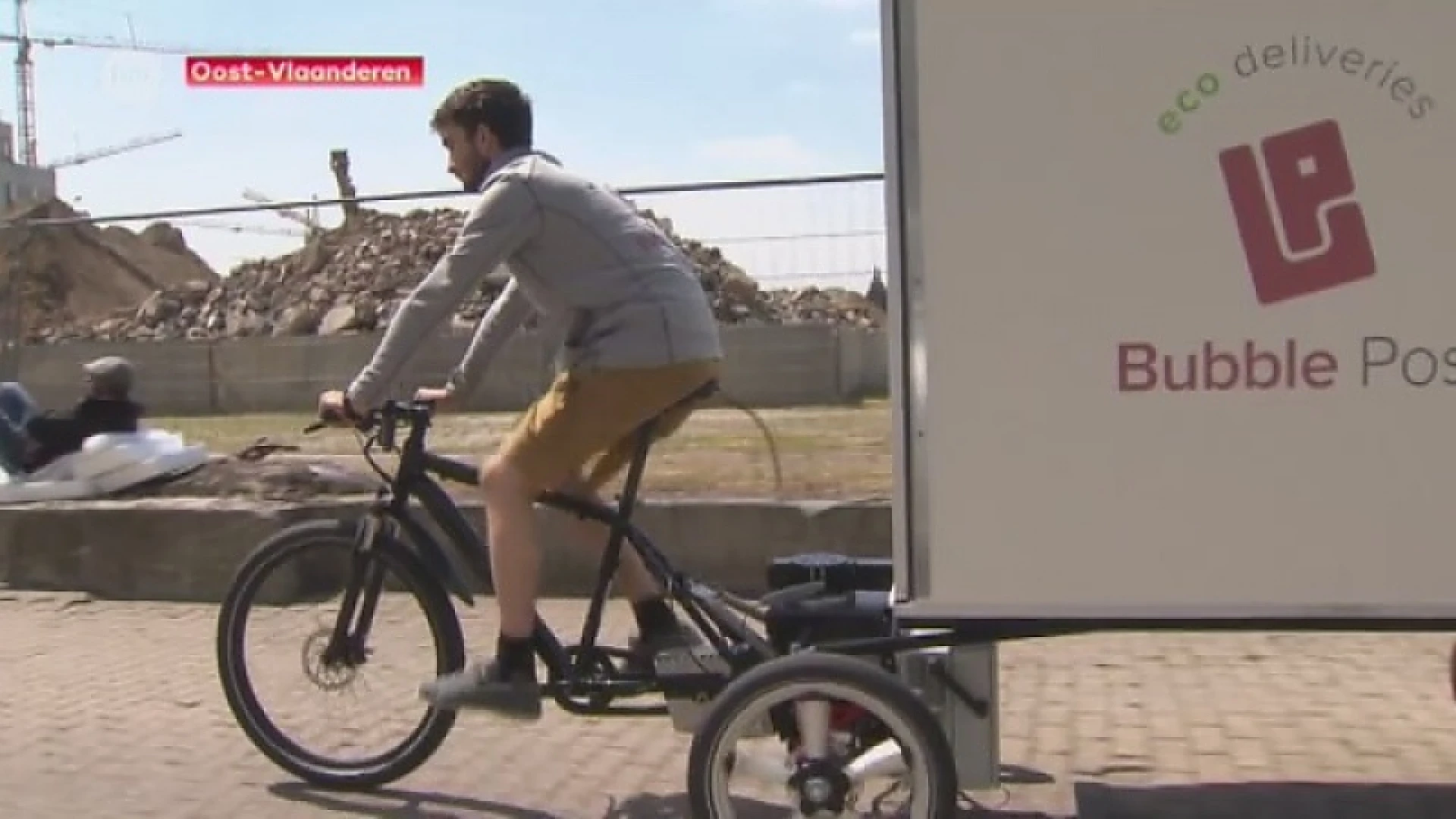 Oost-Vlaamse Bubble Post lanceert nieuwe cargofietsen voor steden