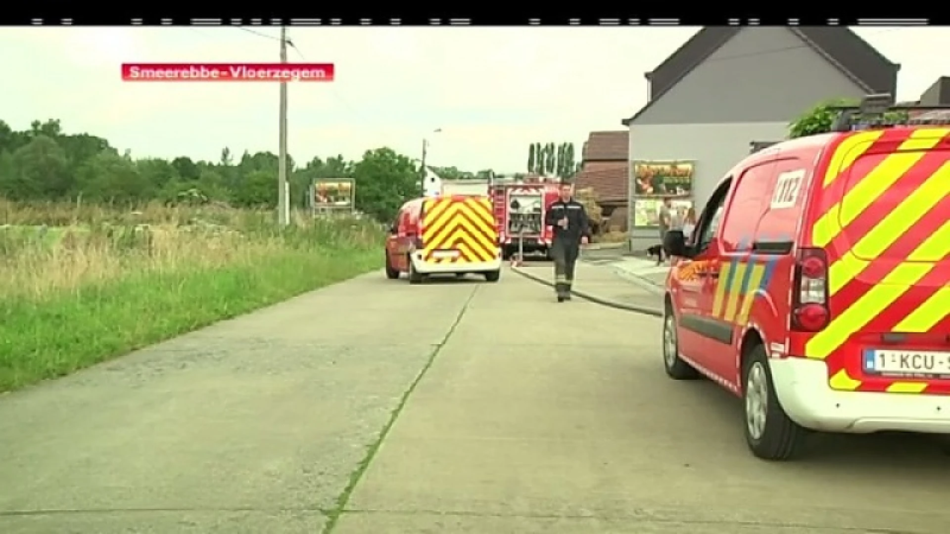 Smeerebbe-Vloerzegem: Tractor rijdt schuur binnen en veroorzaakt zo gaslek