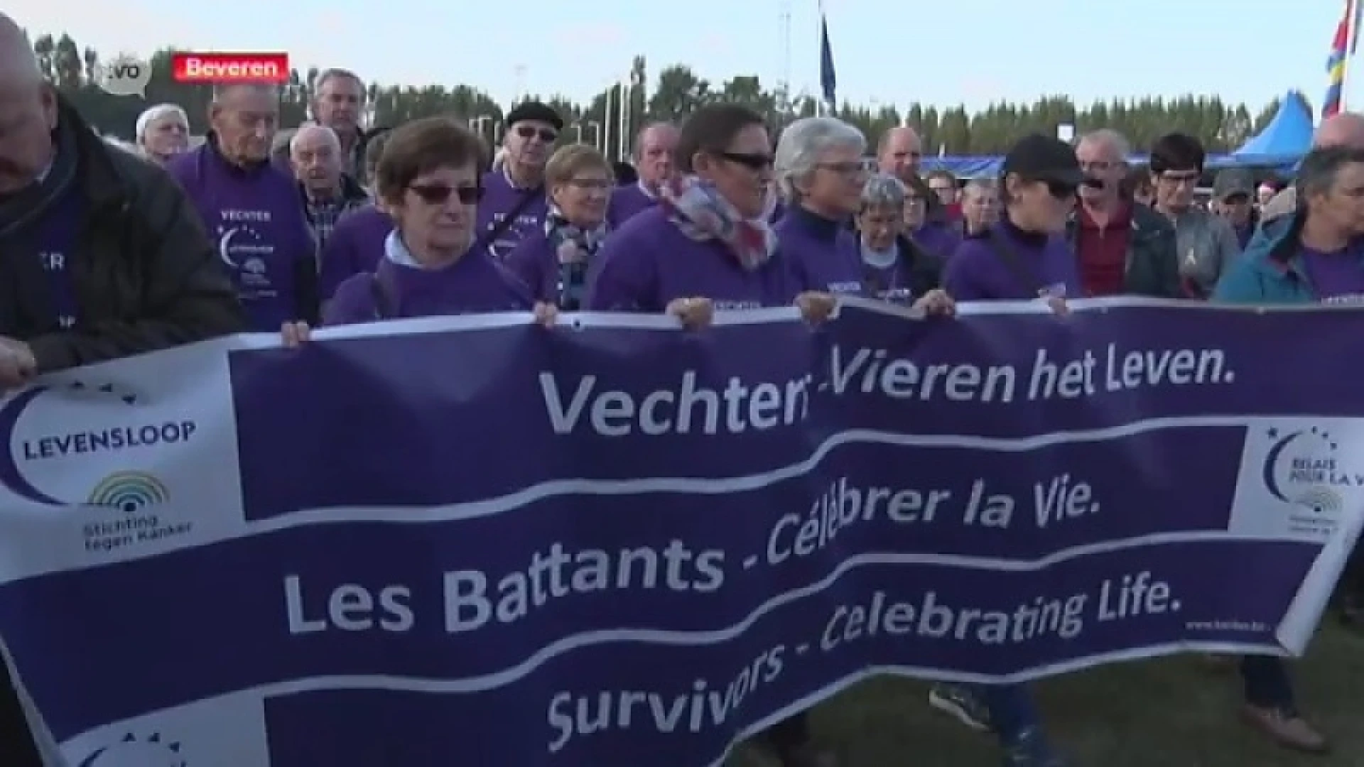 Extra aanmoedigingen voor de 'Vechters' die meedoen aan Levensloop