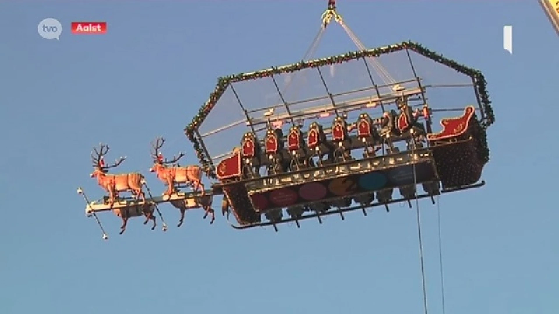 'Santa in the Sky' brengt Aalstenaars 45 meter de lucht in