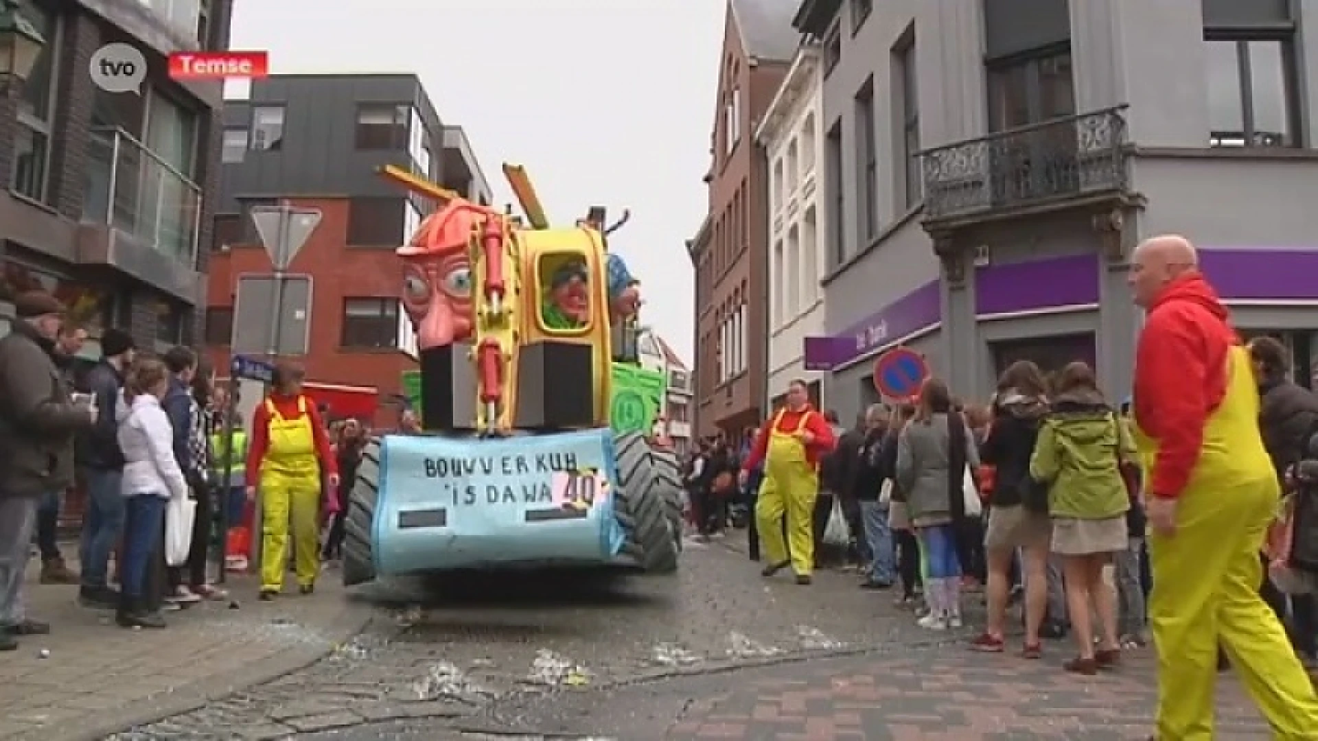 Meer dan tachtig groepen in 40ste carnavalsstoet van Temse
