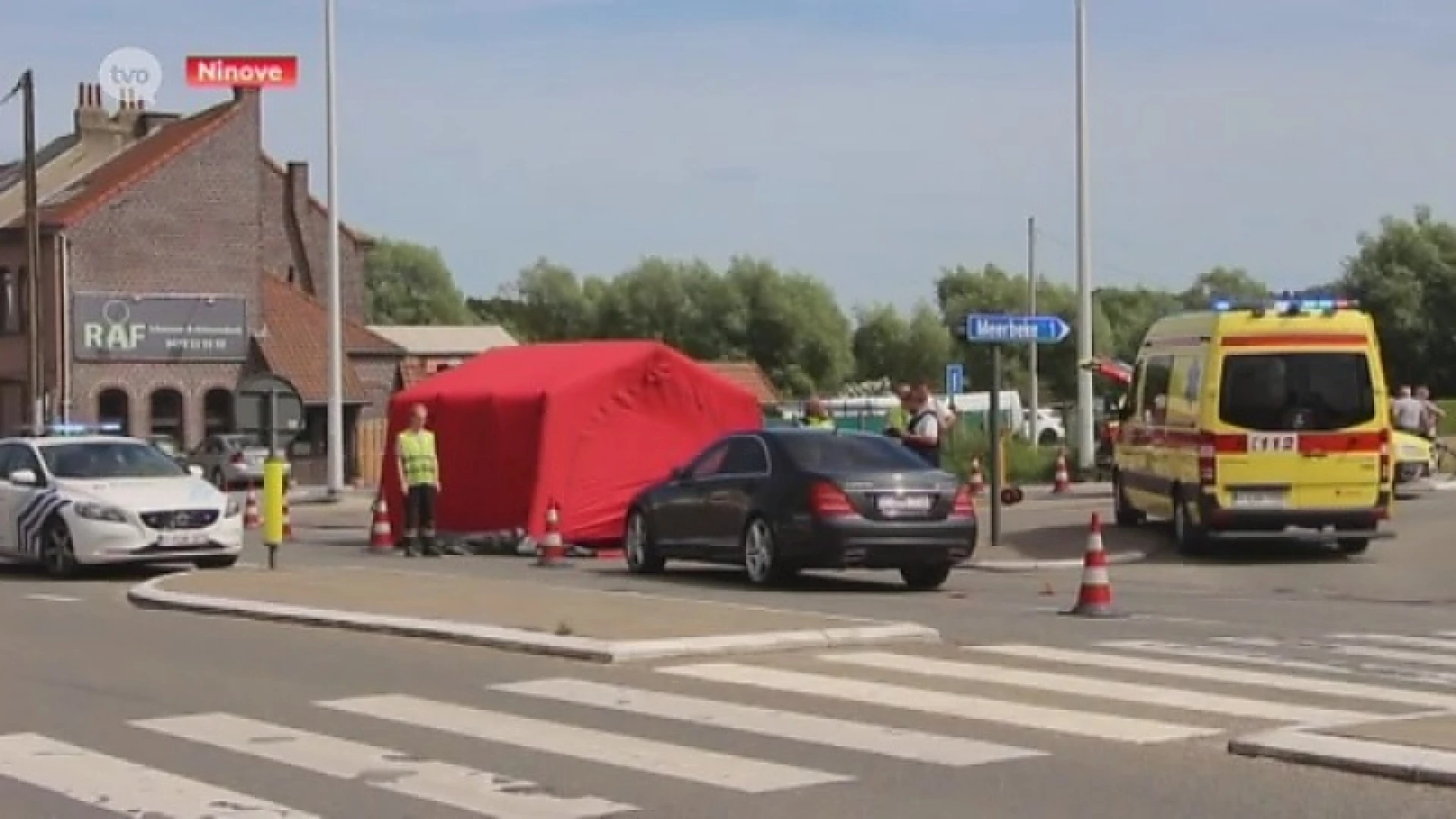 Voetganger komt om bij aanrijding op Brusselsesteenweg in Meerbeke