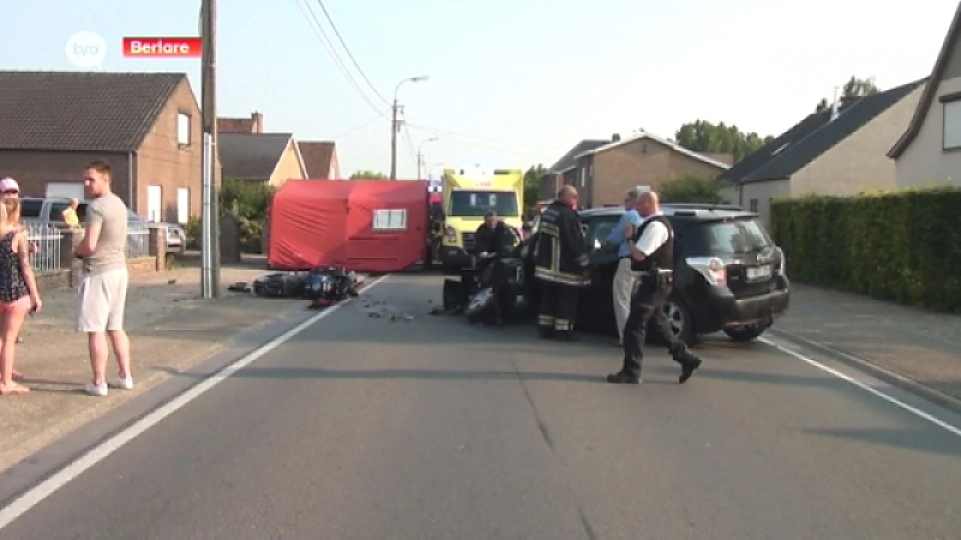 Motorrijder komt om na zware klap tegen auto in Overmere