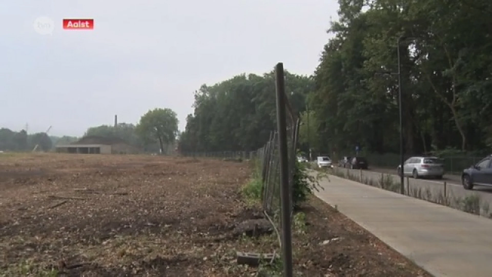 Projectontwikkelaar kapt illegaal bomen op grond voor parkuitbreiding in Aalst