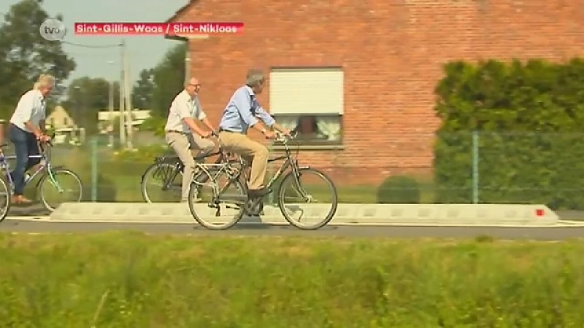 Provincie huldigt nieuw fietspad in tussen Sint-Niklaas en Sint-Gillis-Waas
