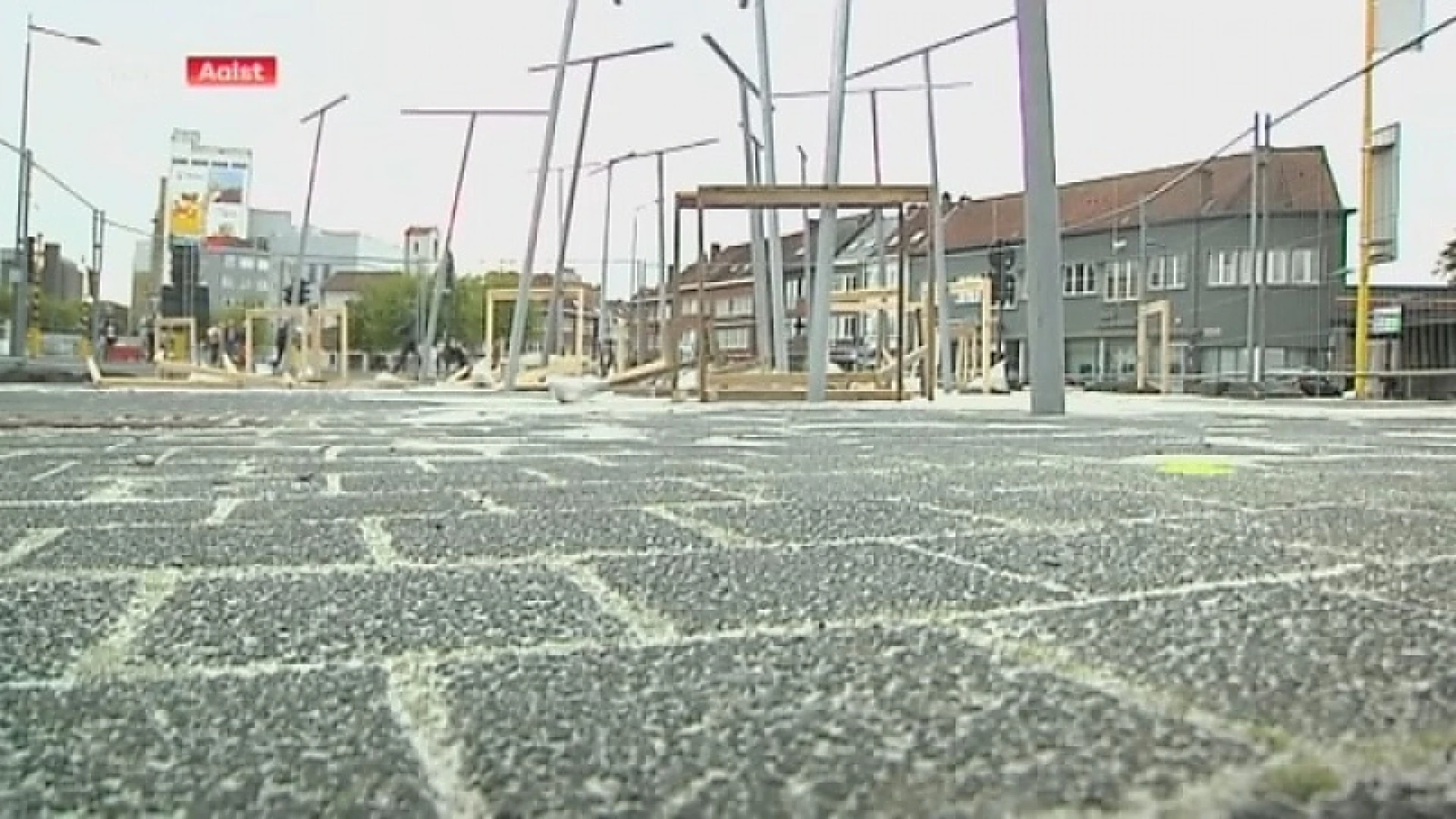Nieuw kunstwerk voor fietsen in Aalst opnieuw zonder dak