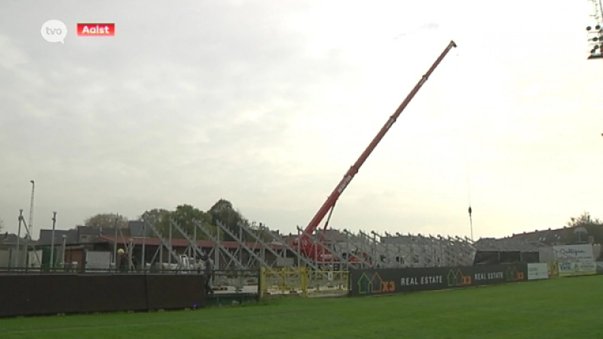 Hoofdafbeelding voor artikel Fase 2 bouw tribune E. Aalst…