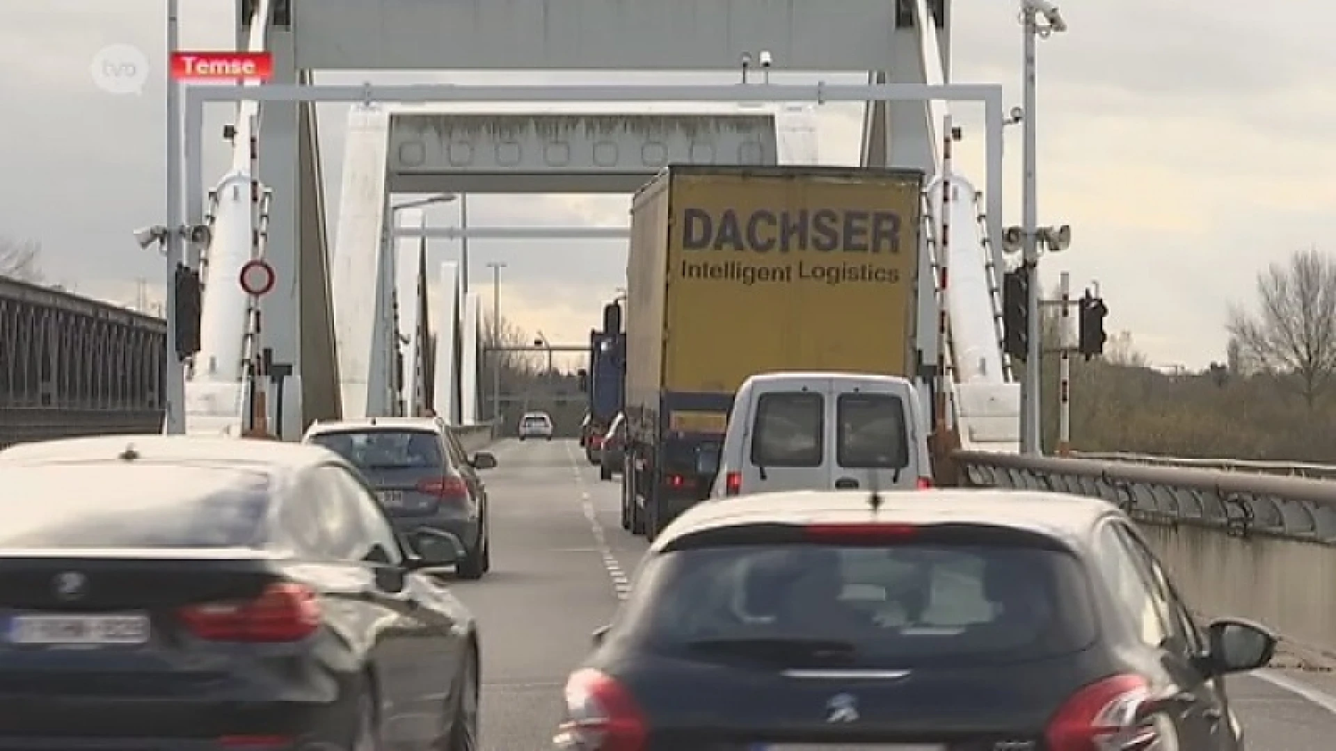 Vrachtverkeer op de Scheldebrug in Temse sinds 2014 verdubbeld