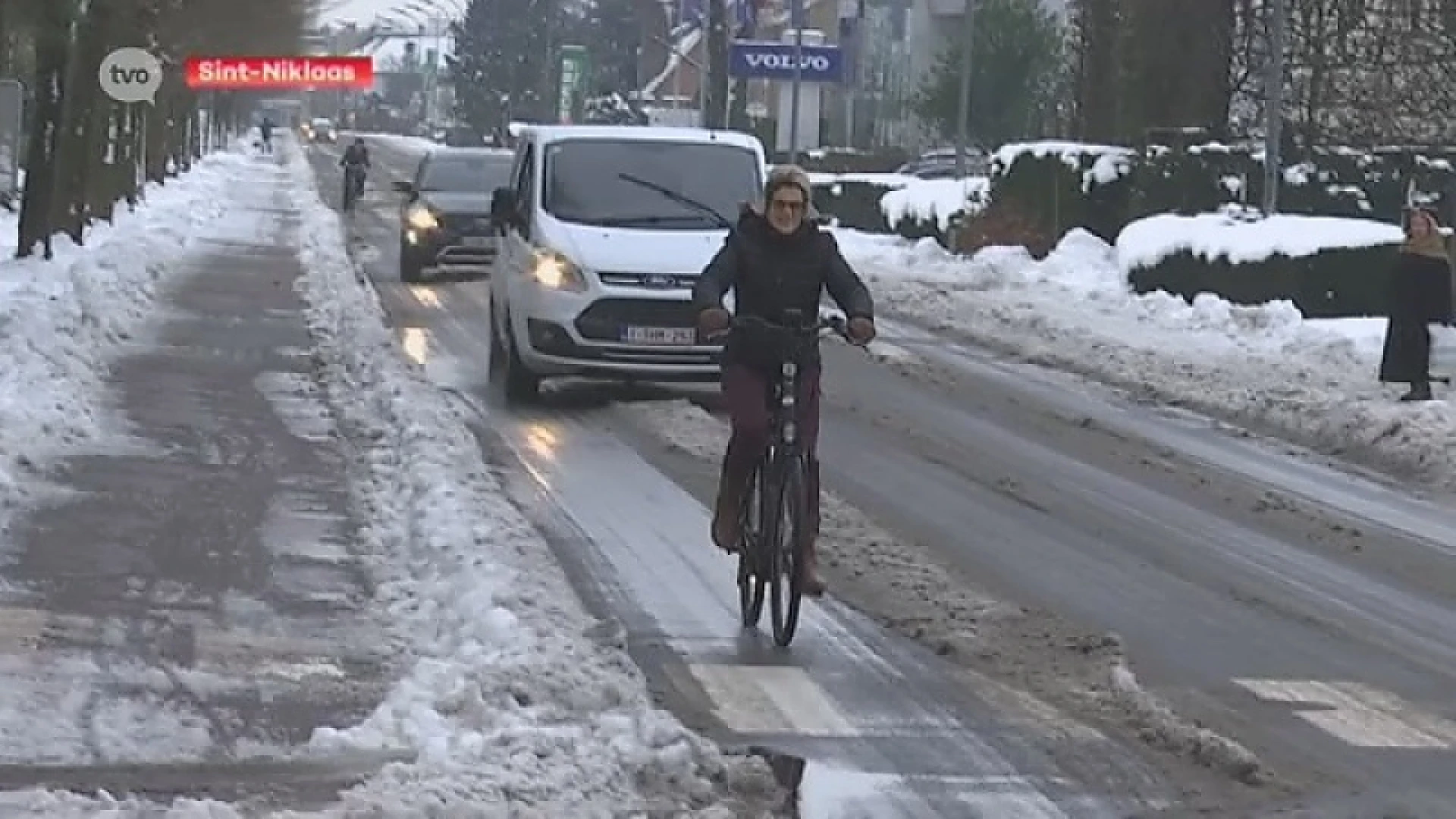 Gevaarlijk glad op fietspaden