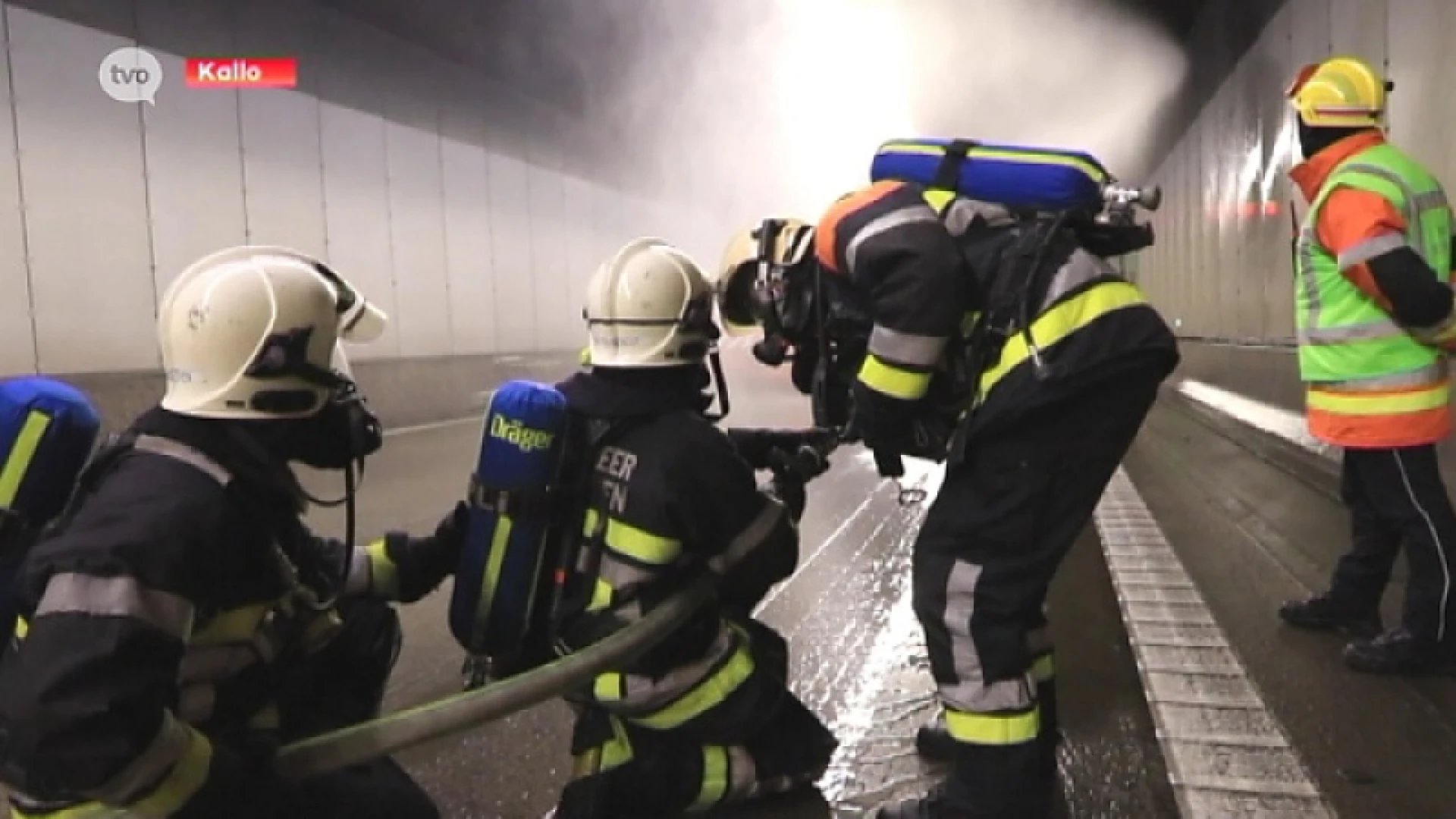 Rampenoefening in Liefkenshoektunnel