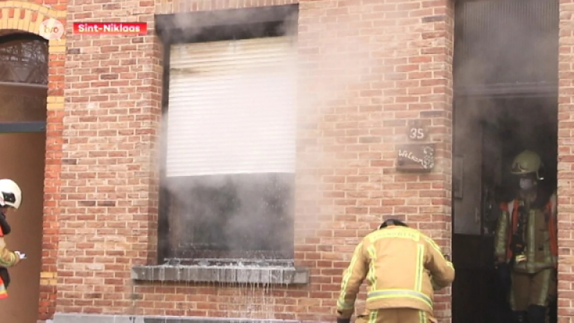 Woningbrand in centrum Sint-Niklaas