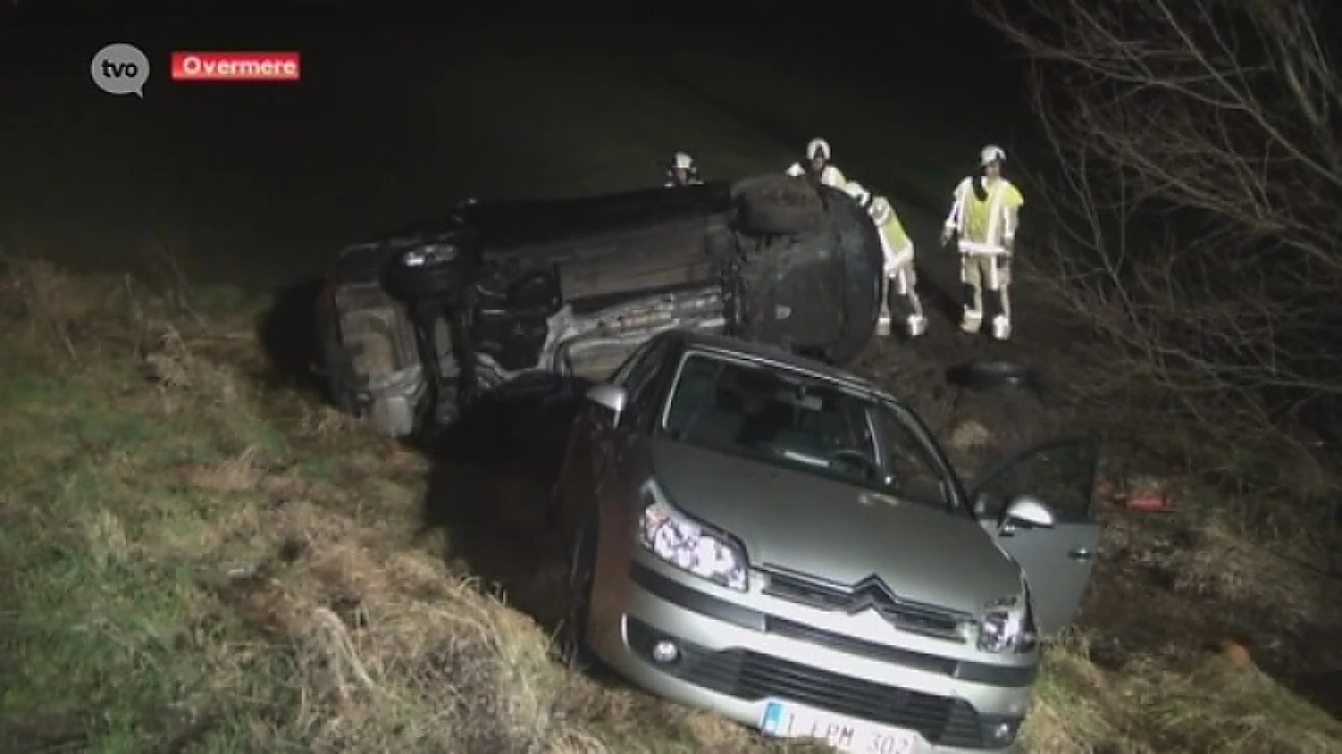 Drie gewonden bij verkeersongeval op E17 in Overmere