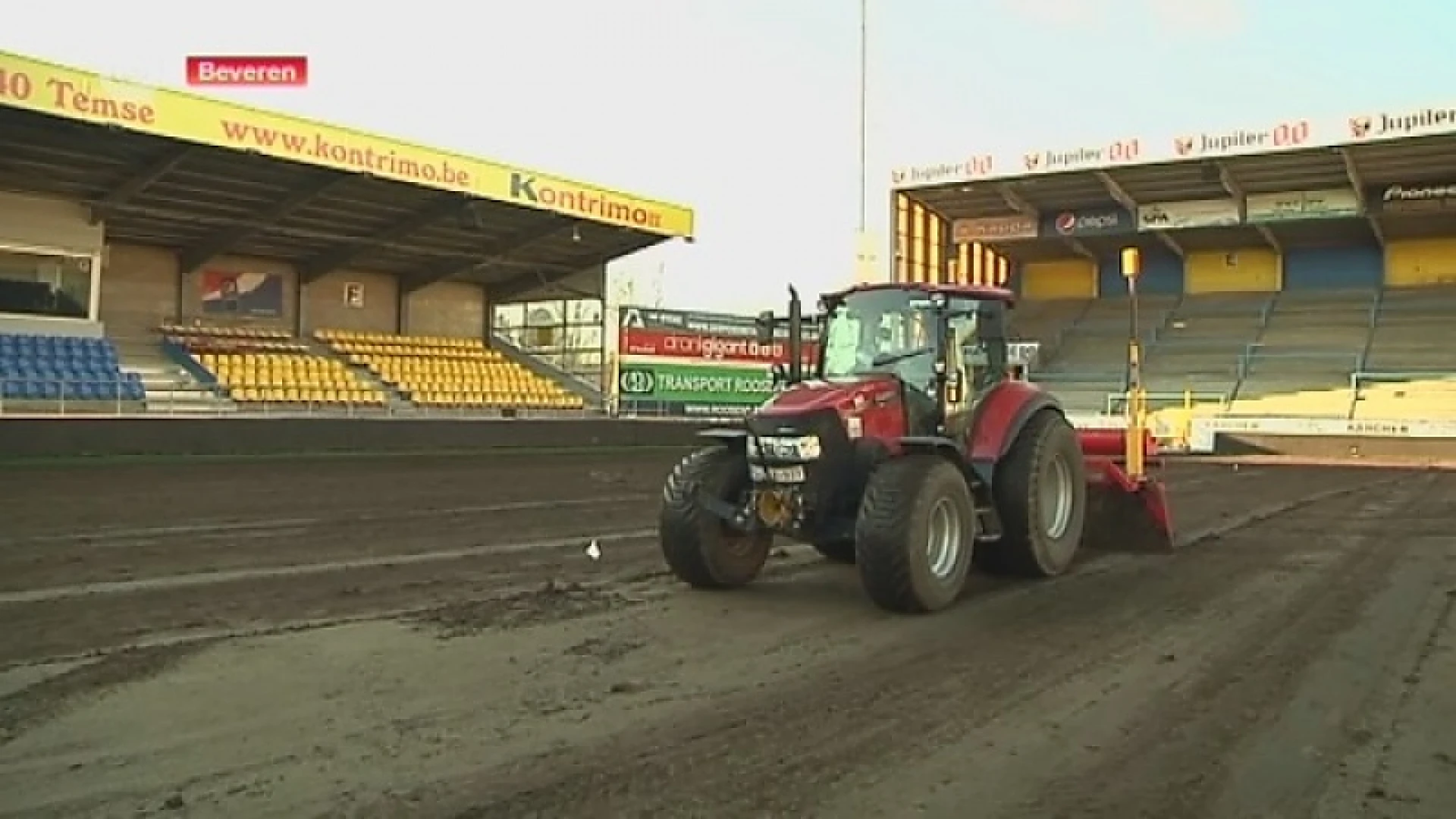 Voetbalterrein Waasland-Beveren krijgt hybride grasmat