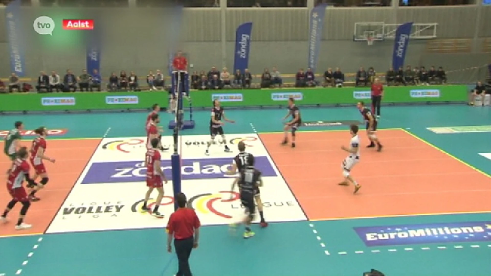 Volleybal: League Trophy : Lindemans Aalst - Maaseik