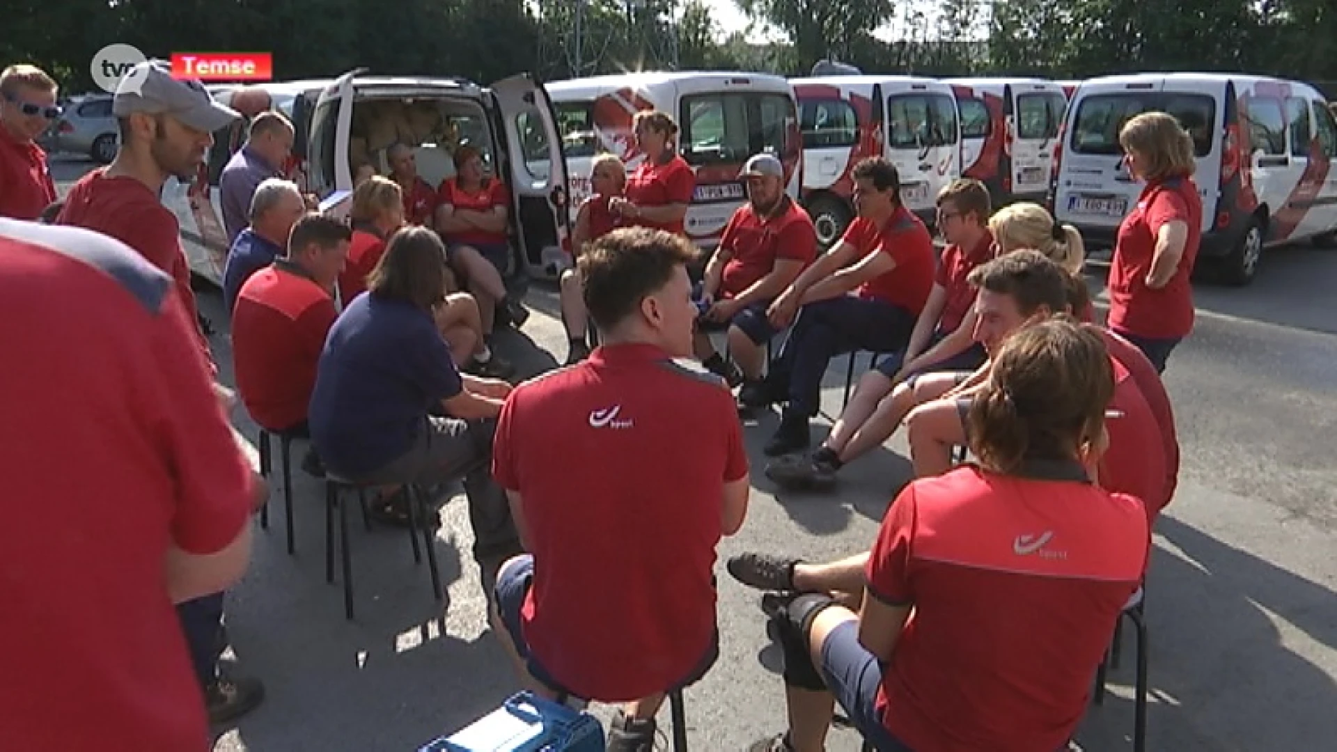 Postbodes Temse/Kruibeke postbodes opnieuw aan het werk