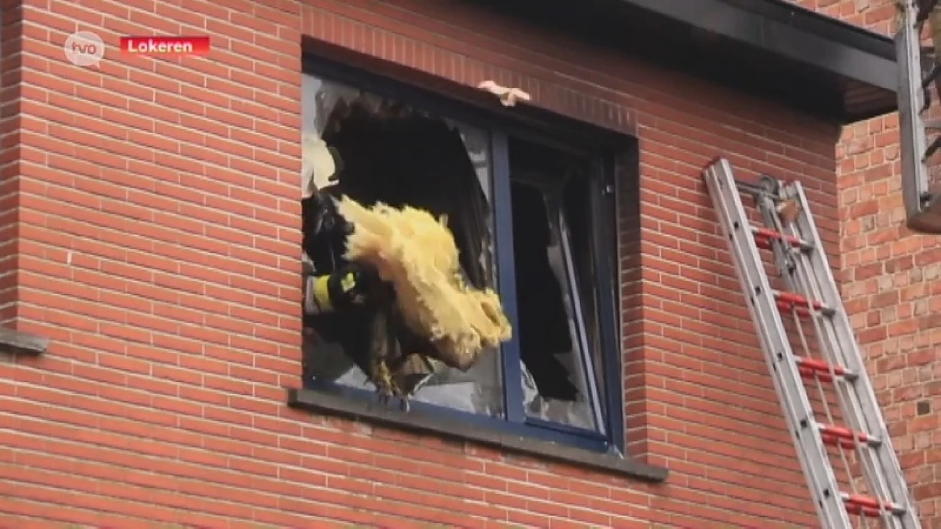 Woning uitgebrand in Lokeren