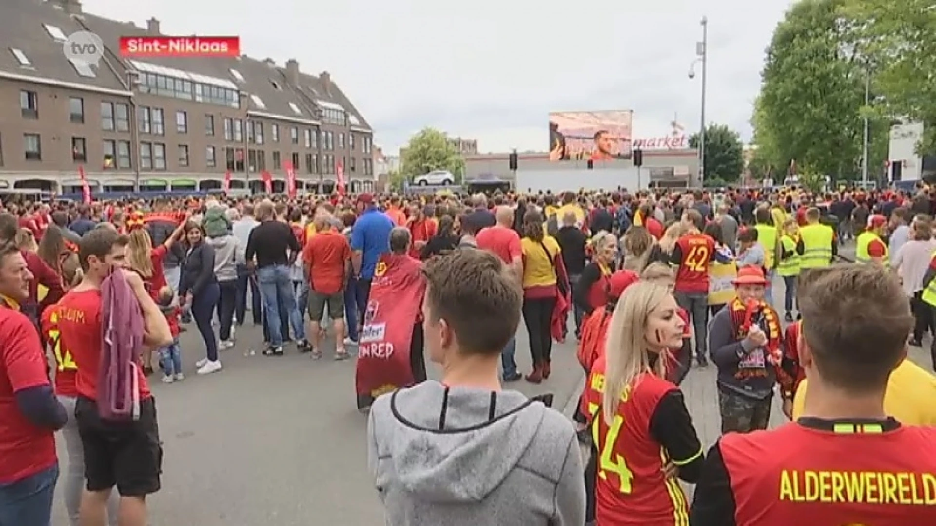 Hoofdafbeelding voor artikel Supporters Rode Duivels tekenen…