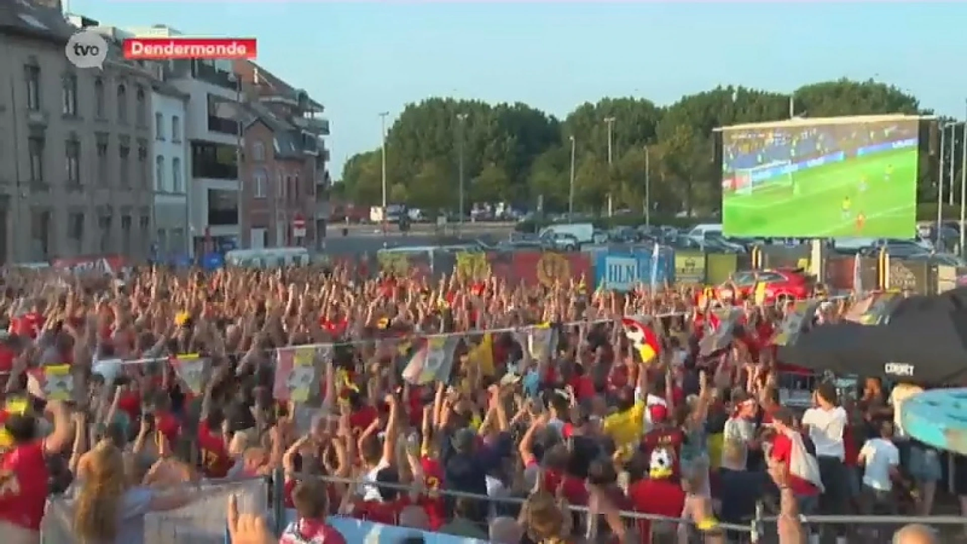 Historisch! Dendermonde viert de Rode Duivels!