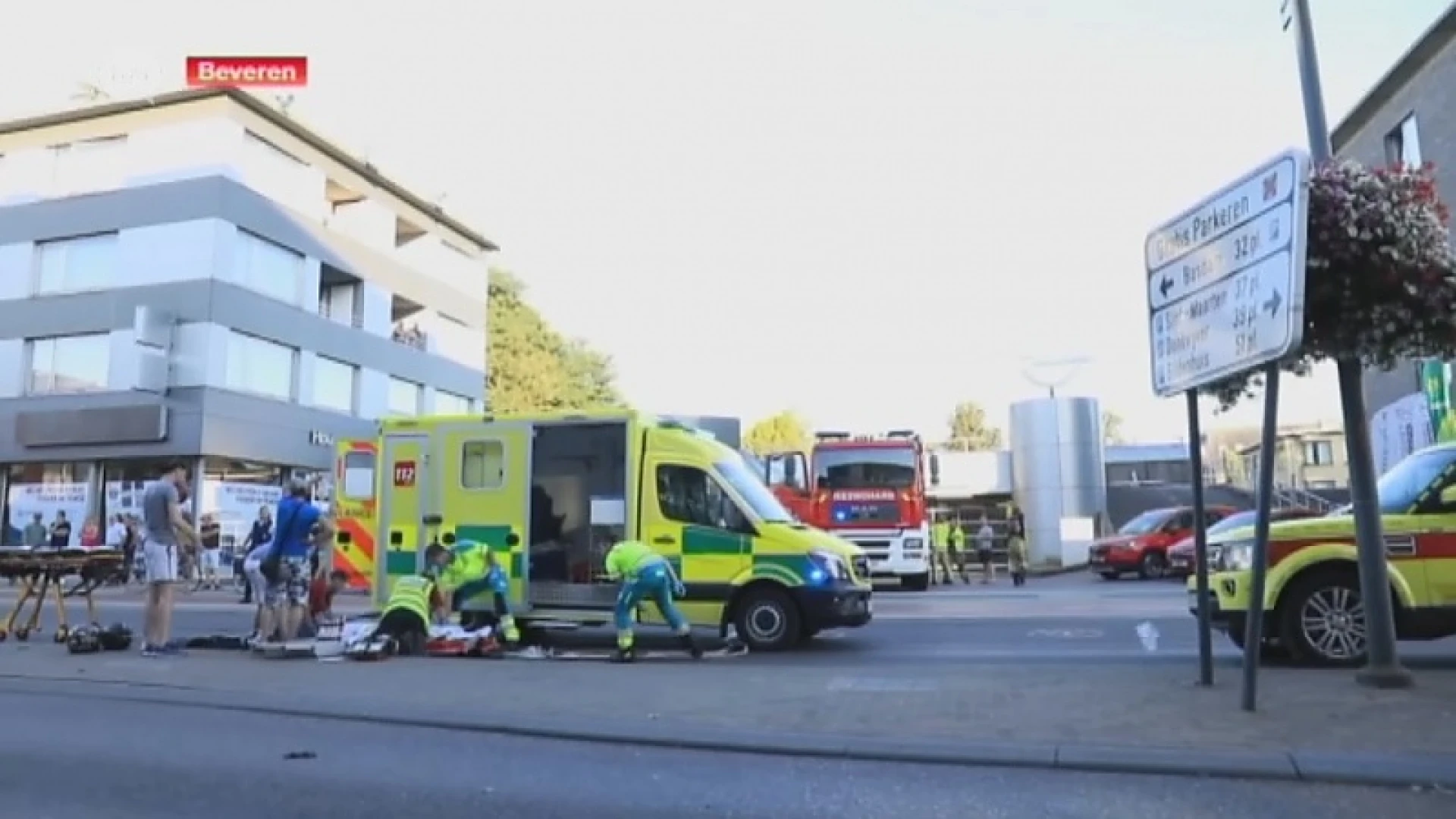 Motorrijder zwaargewond na aanrijding in Beveren