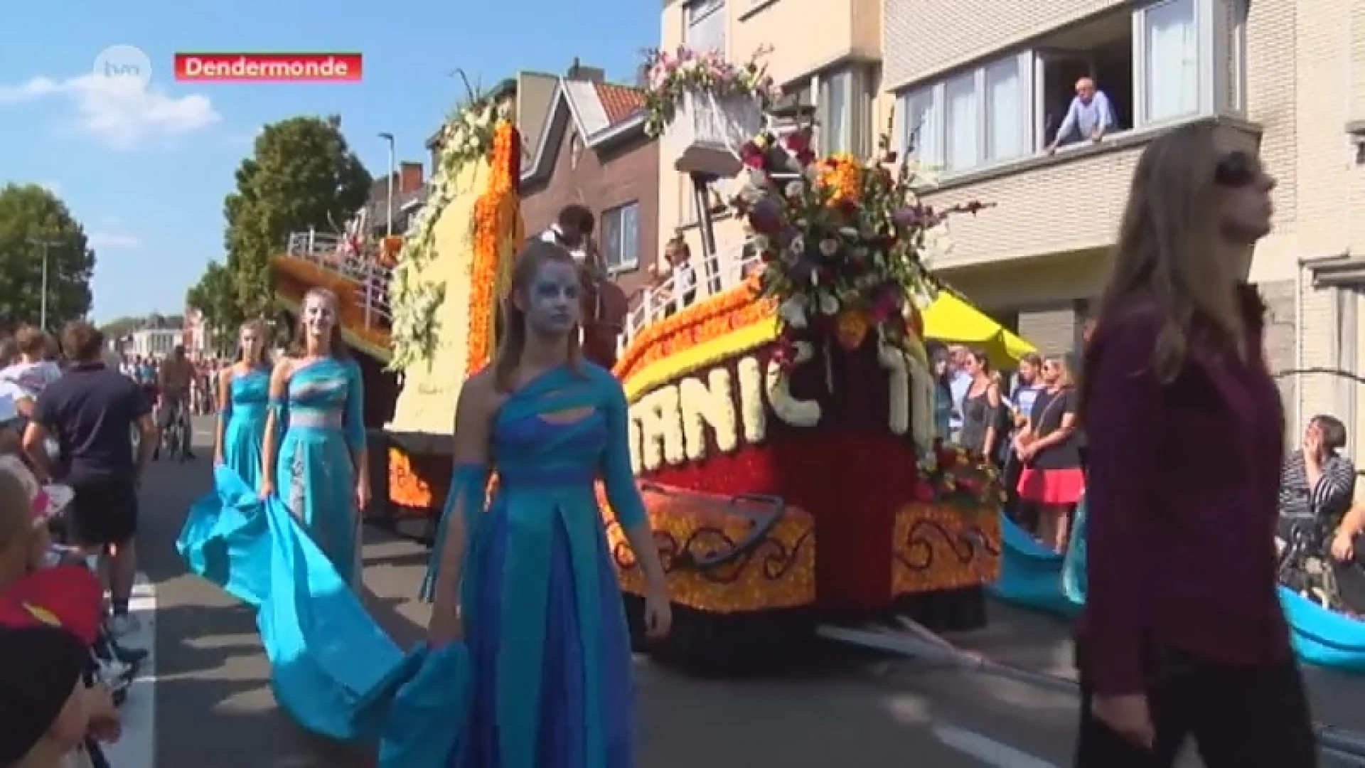 Bloemencorso Sint-Gillis-Dendermonde in teken van ‘Filmtoppers’