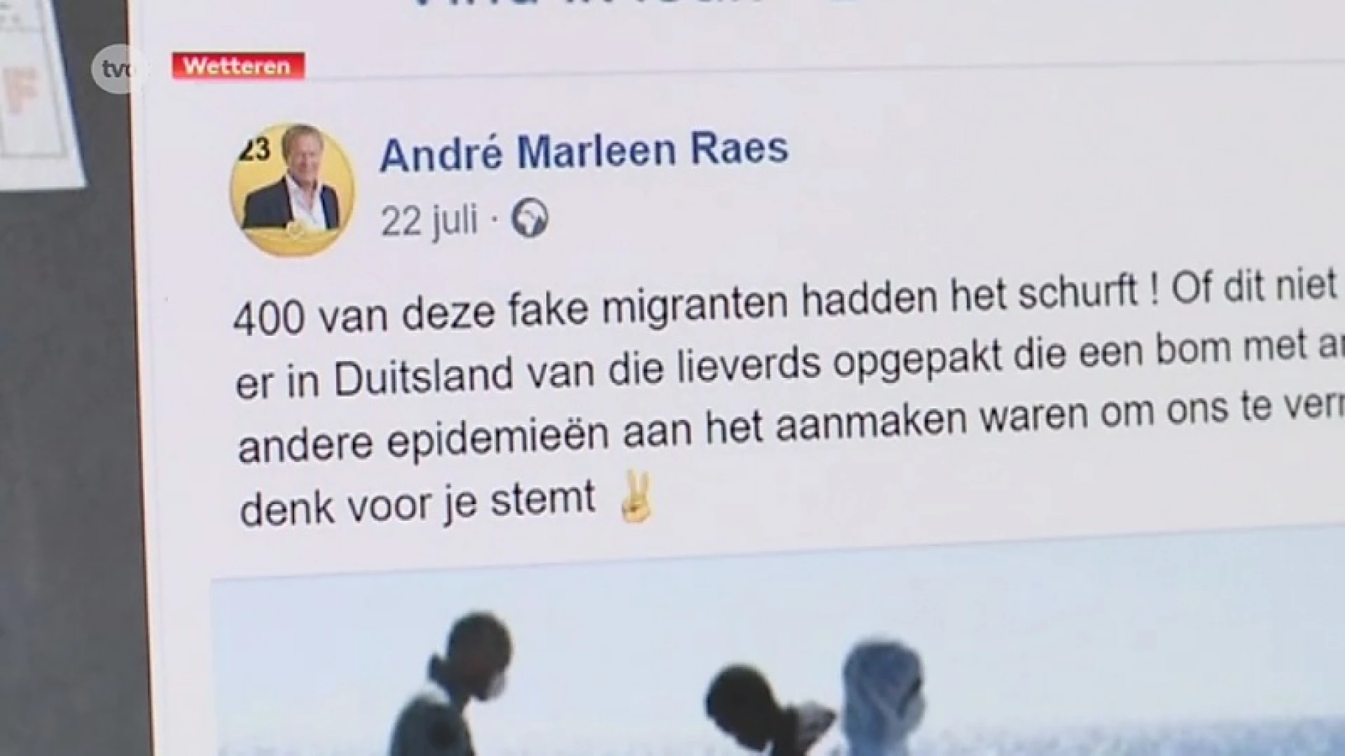 Onrust rond racistische post in N-VA-middens Wetteren