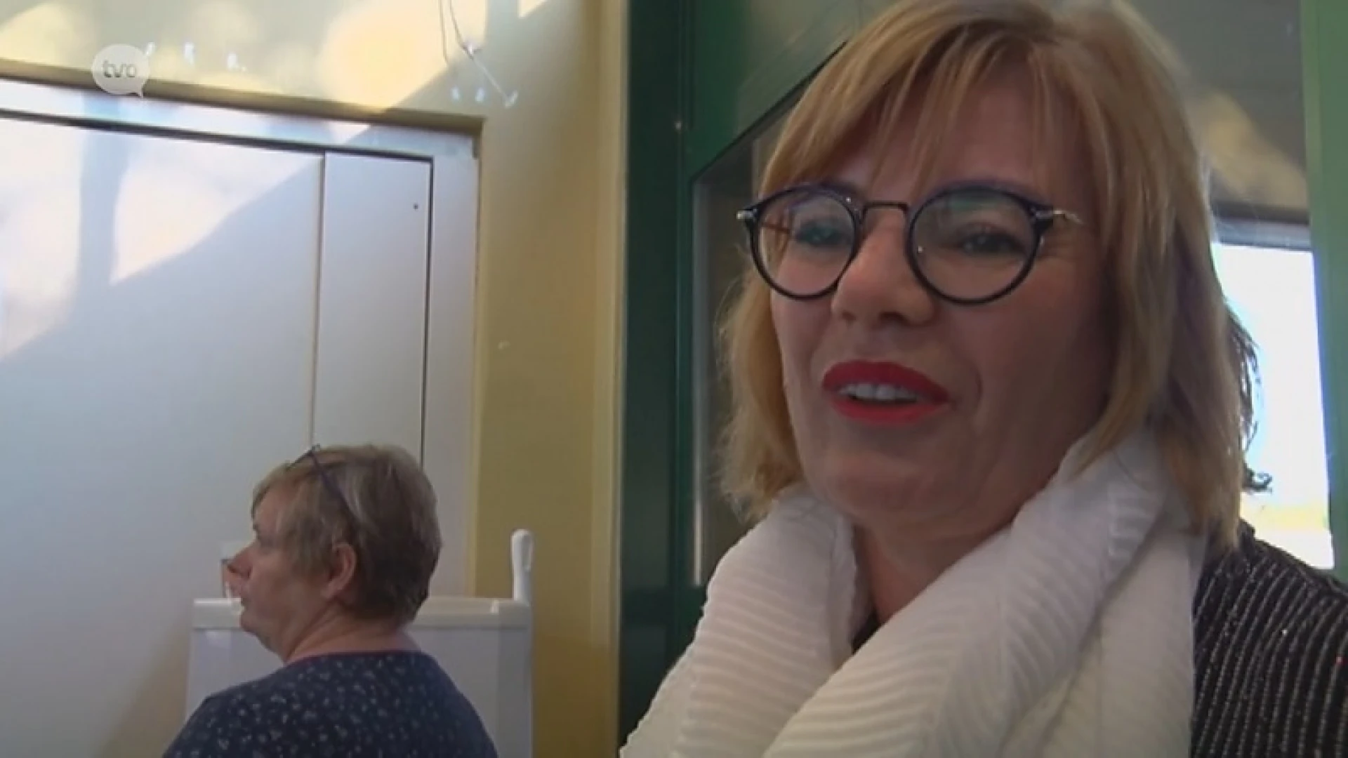 Burgemeester Tania De Jonge (Open Vld) dankt haar ploeg, wat de uitslag straks ook is