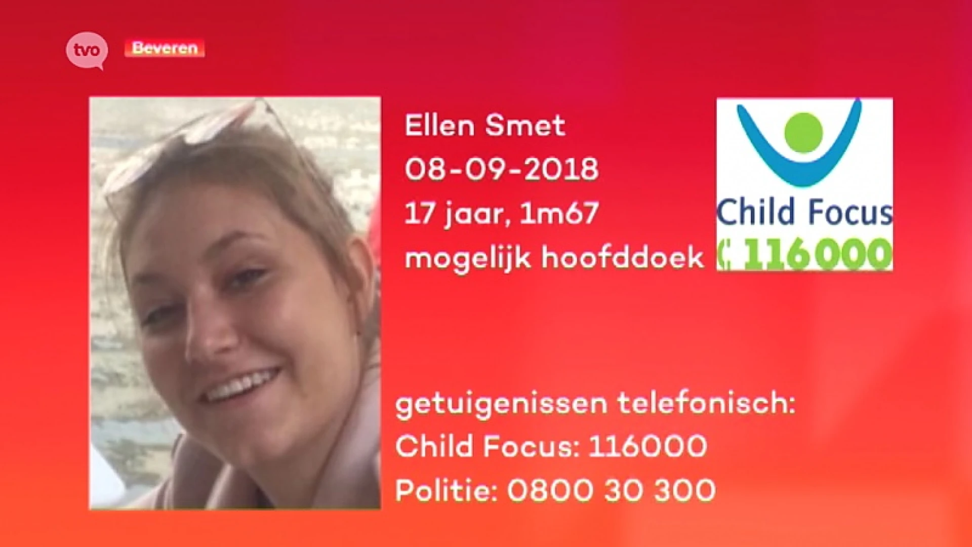 Verdwijning van Ellen Smet uit Beveren is onrustwekkend