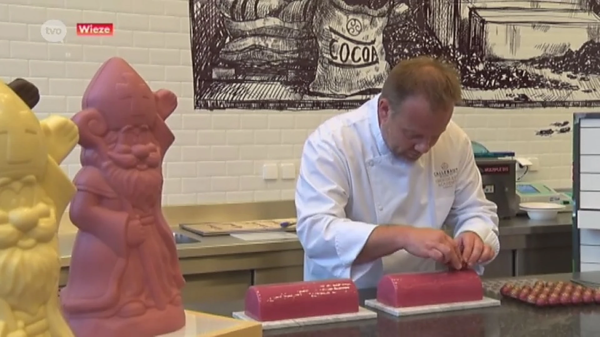 Barry Callebaut in Wieze helemaal klaar voor Sinterklaas