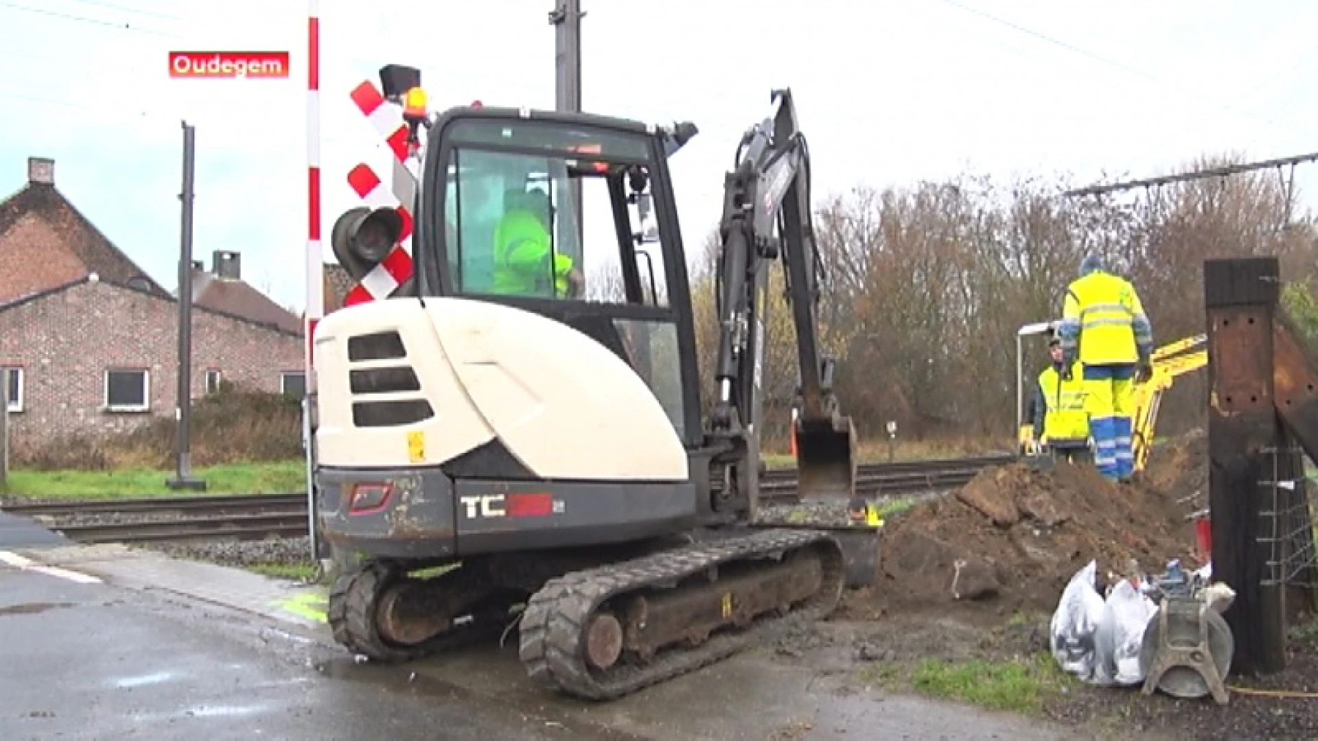 Oudegem: Treinverkeer stilgelegd na lek in gasleiding