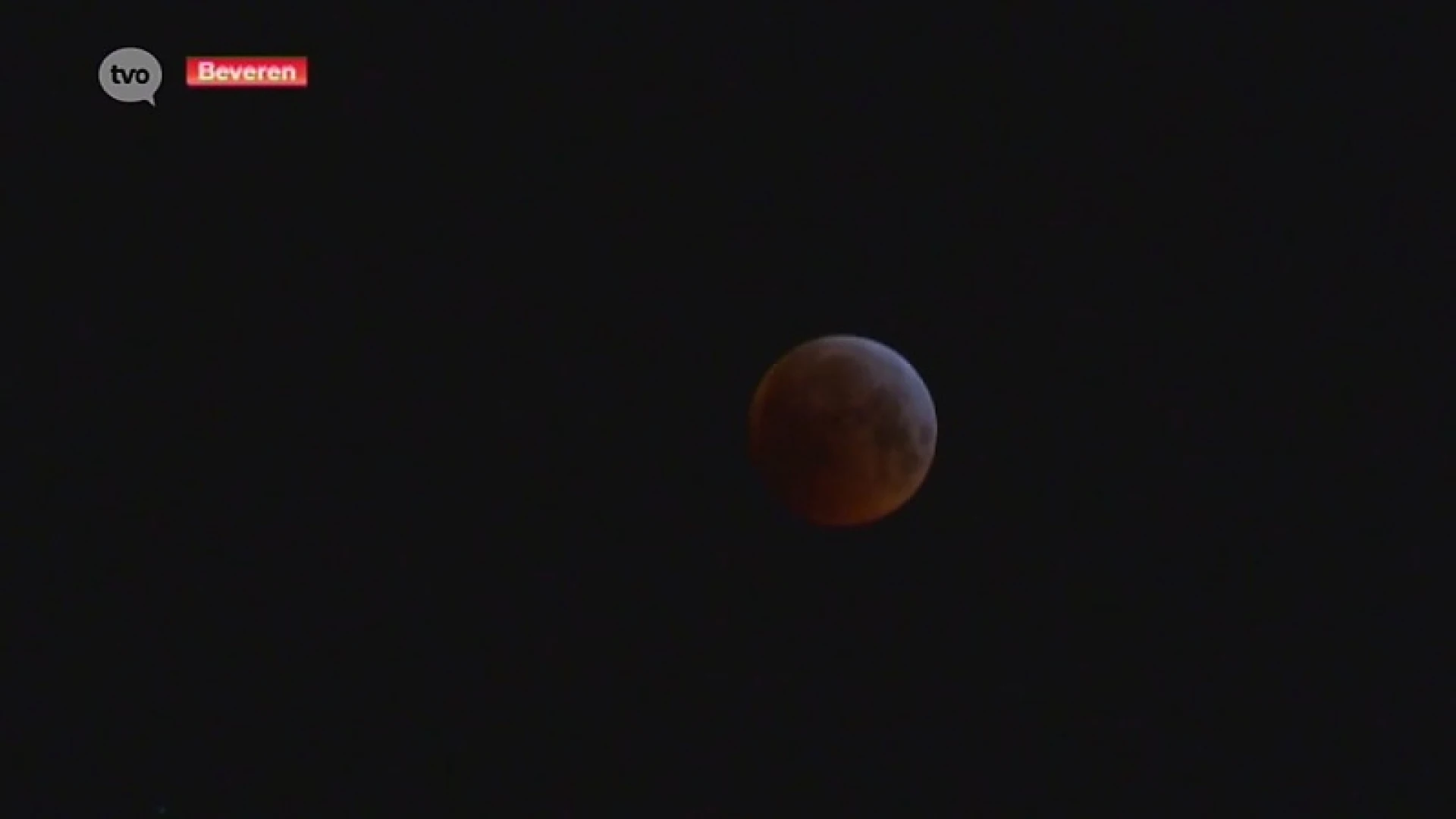 In Beveren was de bloedmaan heel goed zichtbaar