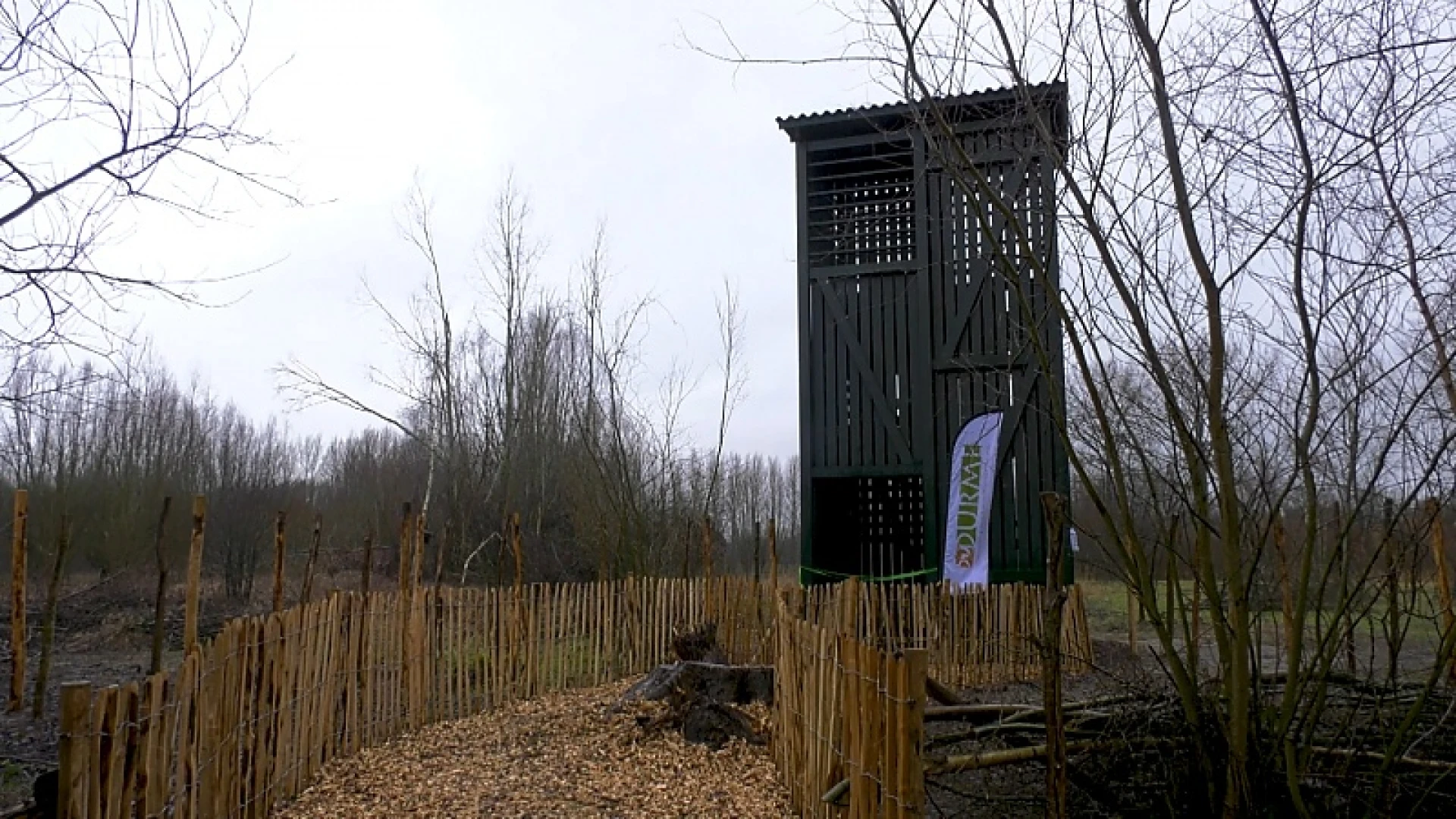 Kijktoren in stiltegebied Sinaai