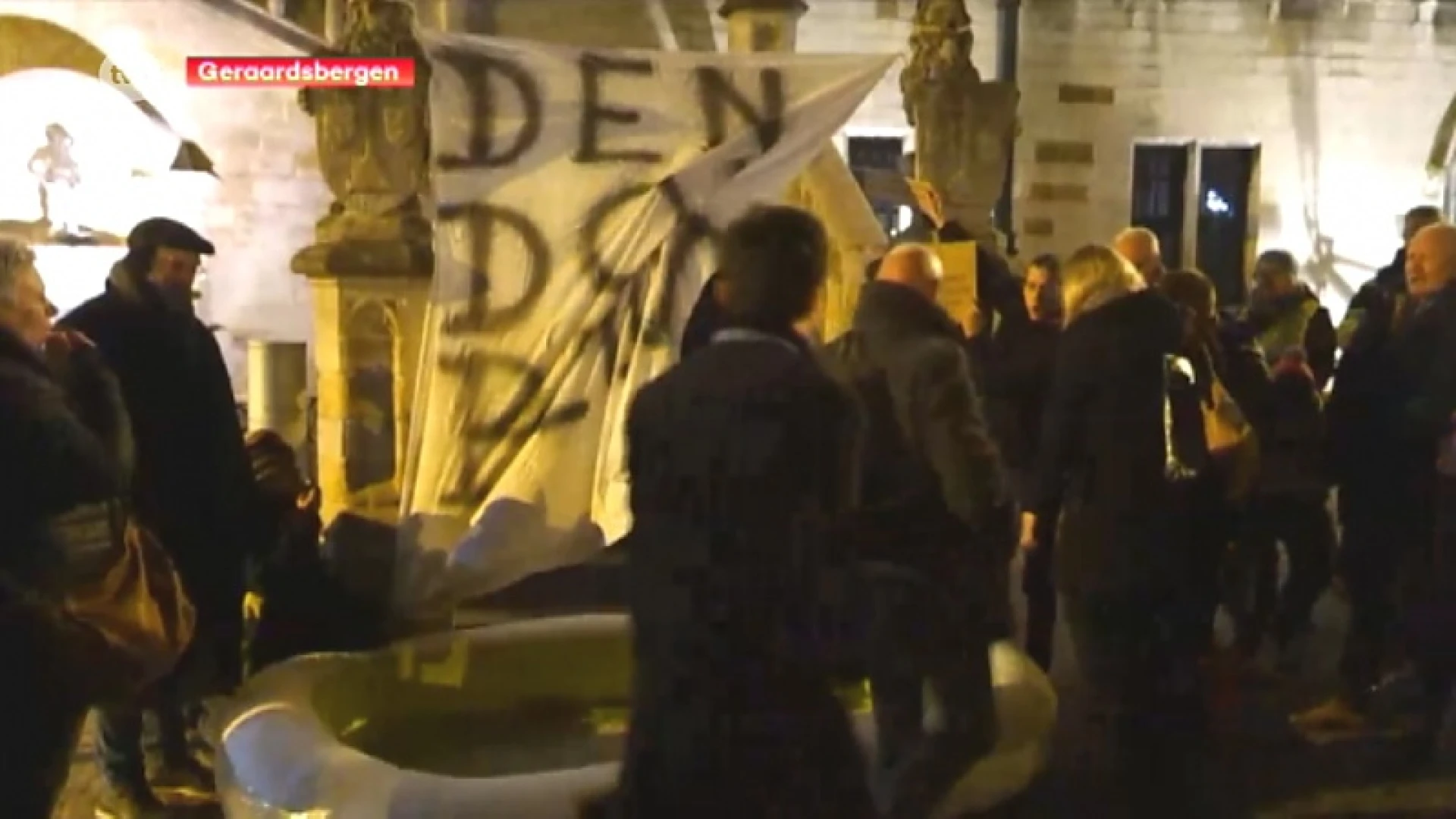 Opnieuw protest in Geraardsbergen tegen sluiting zwembad en materniteit, én tegen belastingverhoging