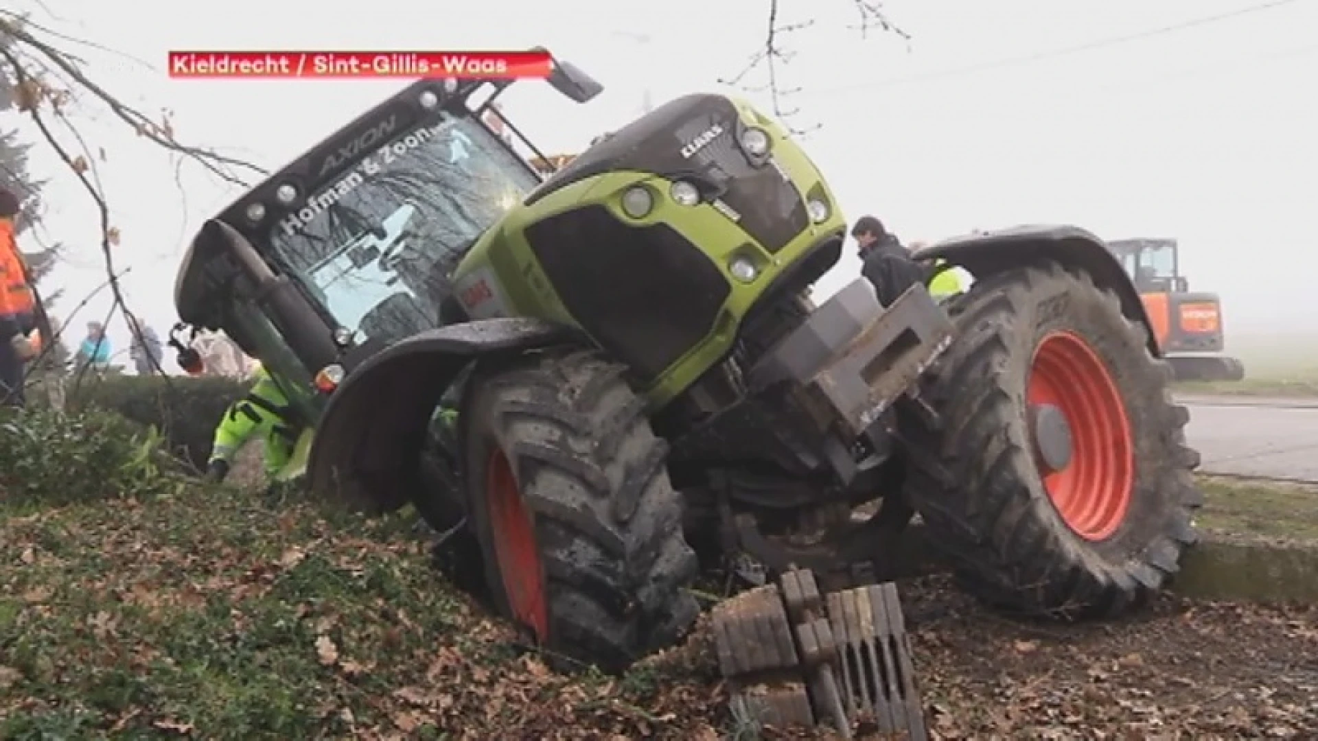 Tractorellende in het Waasland