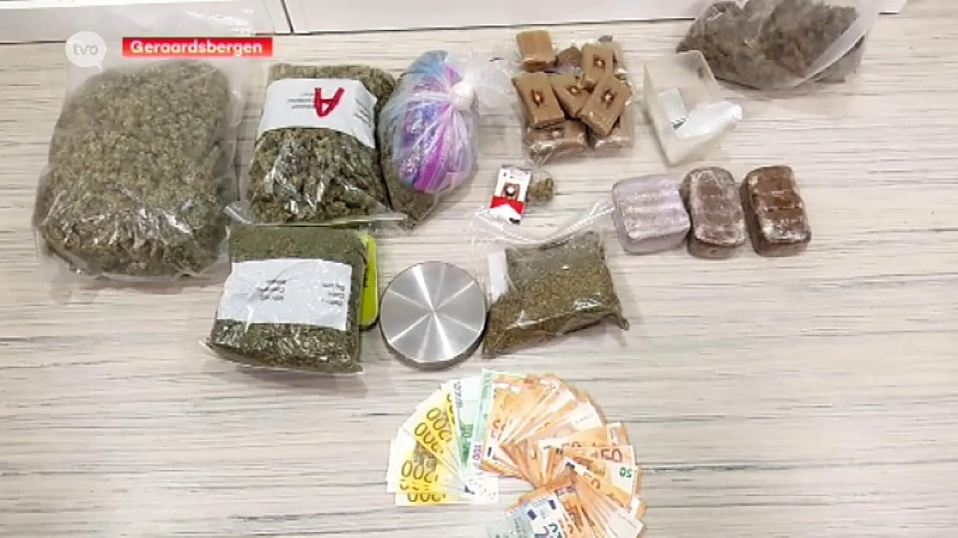 Twee drugdealers aangehouden na vondst zes kilo weed en hasj in Geraardsbergen