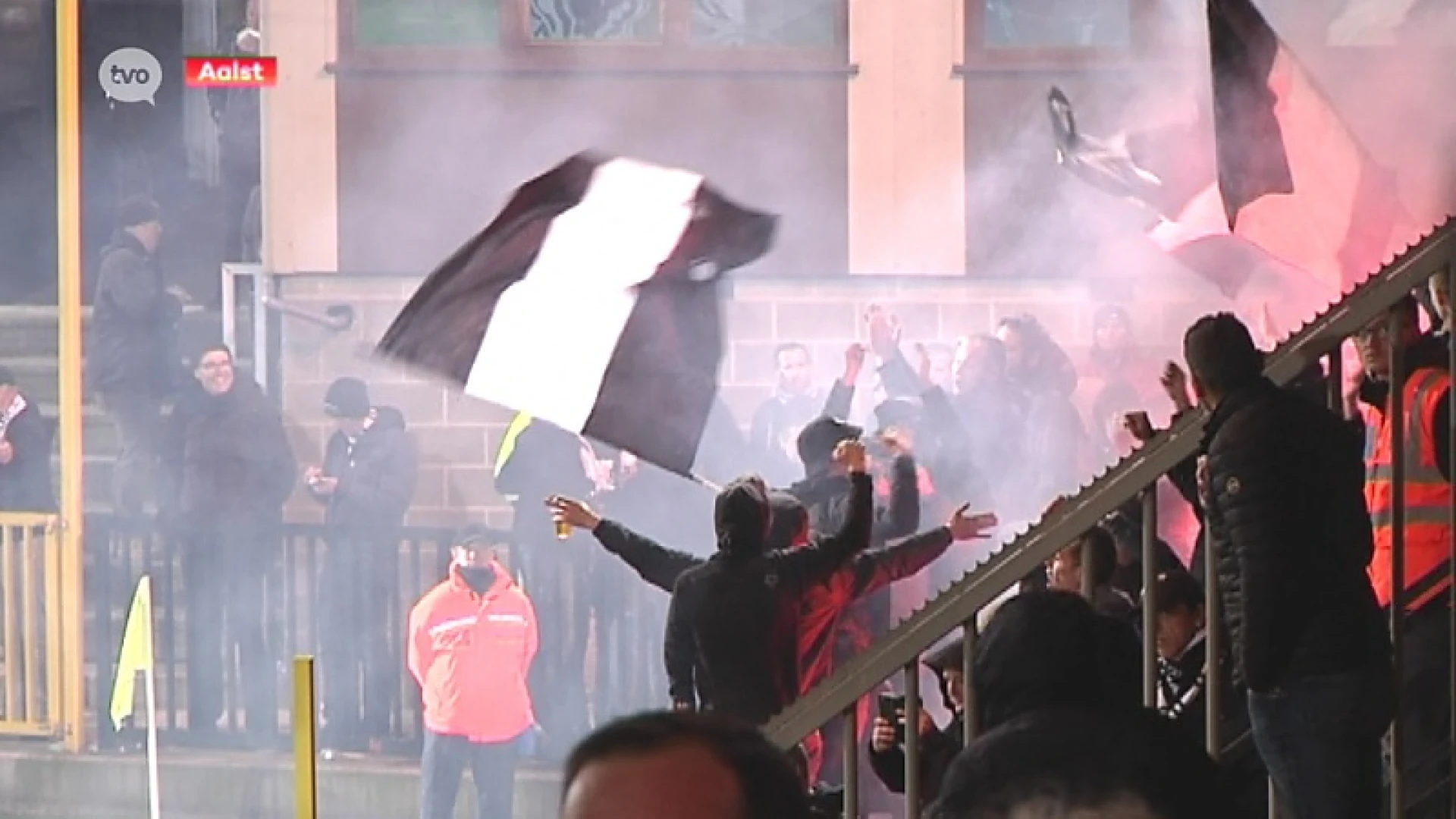 Zwak Eendracht Aalst verliest van Seraing, Supporters misdragen zich.