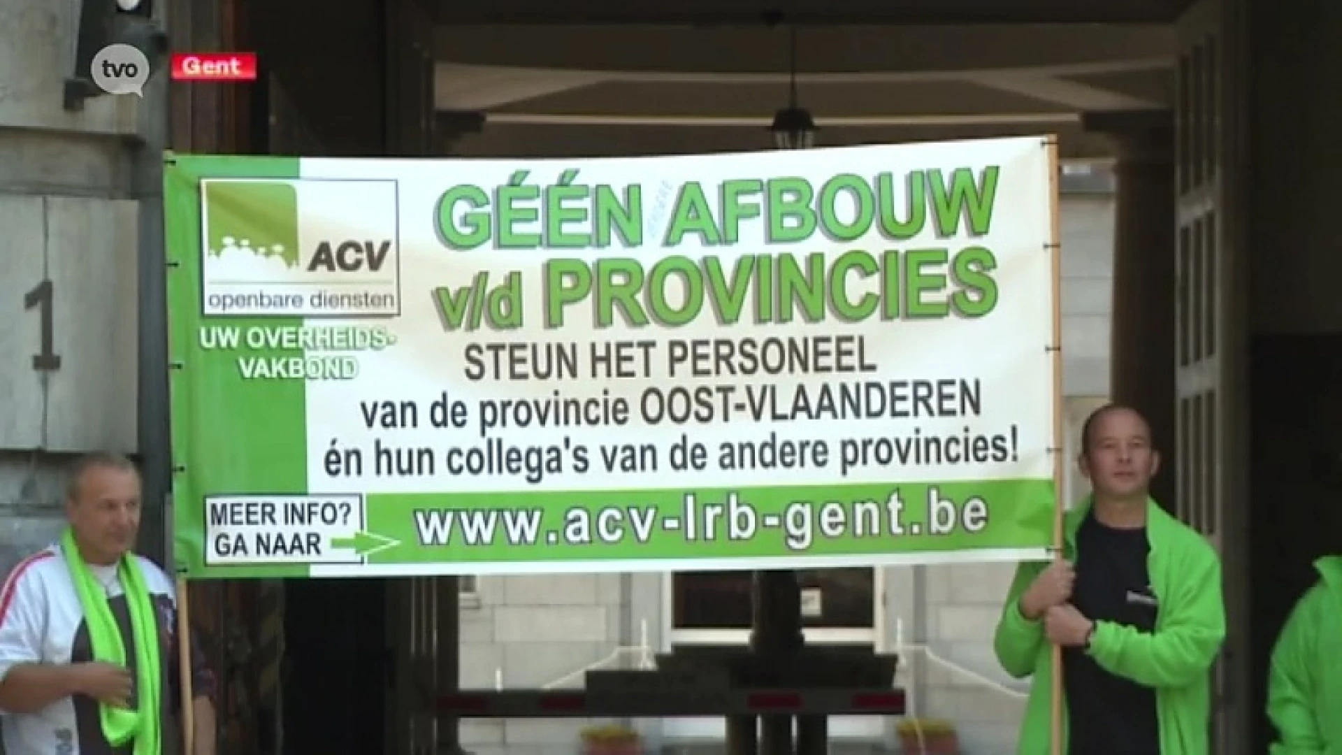 ACV voert actie aan provinciehuis tegen afbouw provinciebevoegdheden