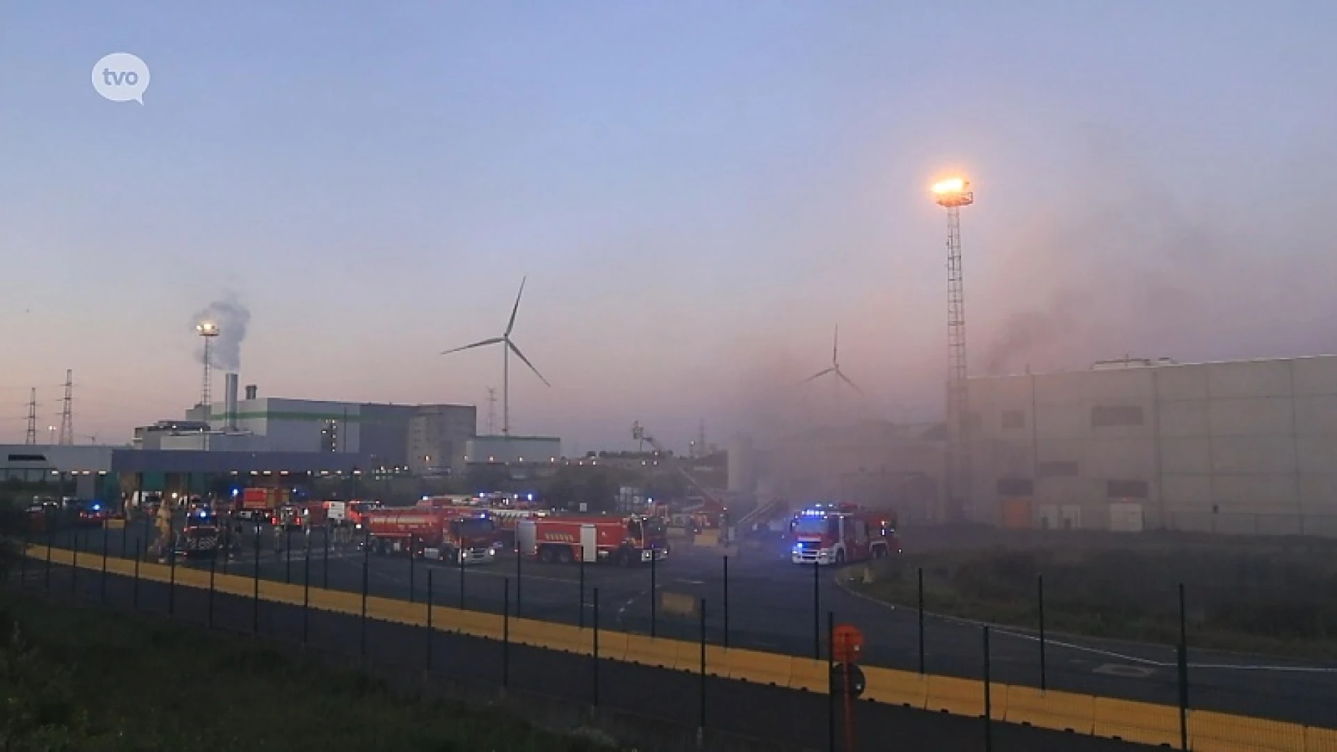 Brand vernielt biogascentrale in Waaslandhaven