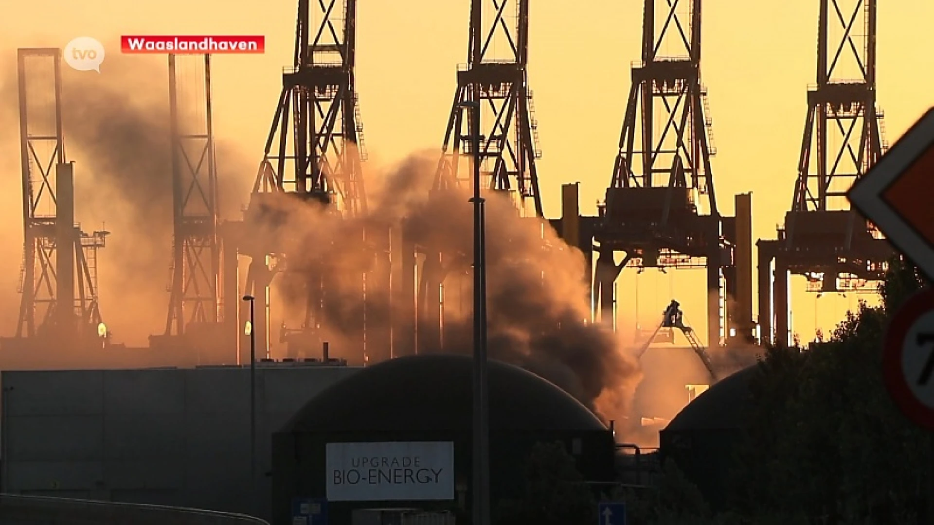 Brand vernielt biogascentrale in de Waaslandhaven