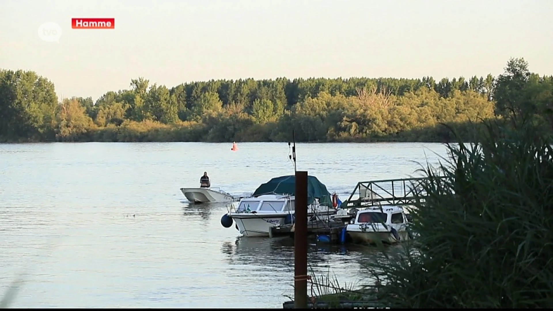 Man overboord op Schelde aan Driegoten in Hamme