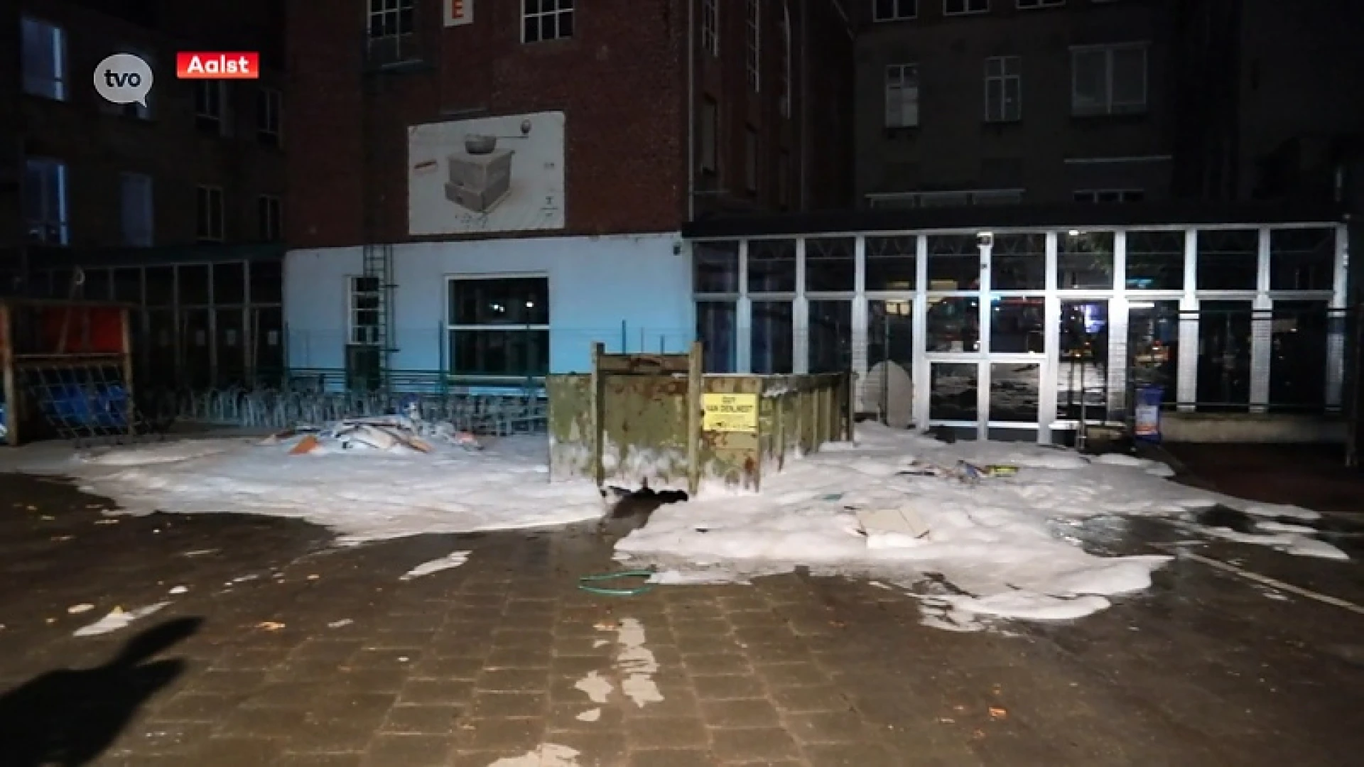 Hoofdafbeelding voor artikel Aalst: Container in brand…